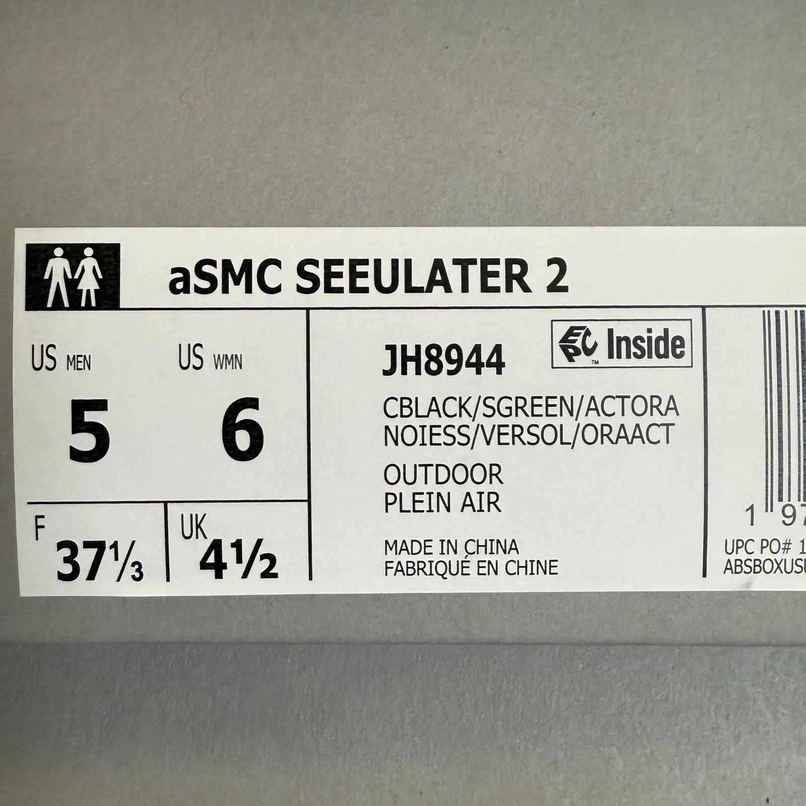 Adidas ADIDAS X STELLA MCCARTNEY SEEULATER 2 JH8944 MEN'S 5 BLACK Size US 5 / EU 37 - 9 Thumbnail