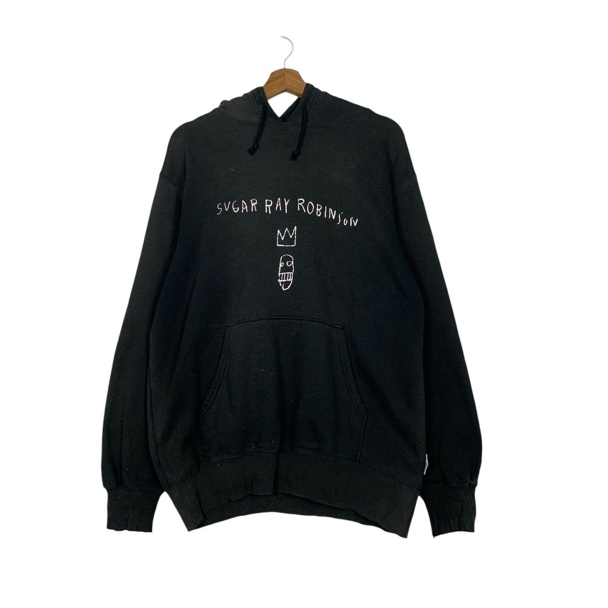 Jean-Michel Basquiat Jean Michael Basquiat Sugar Ray Robinson Hoodie Size US L / EU 52-54 / 3 - 10 Thumbnail