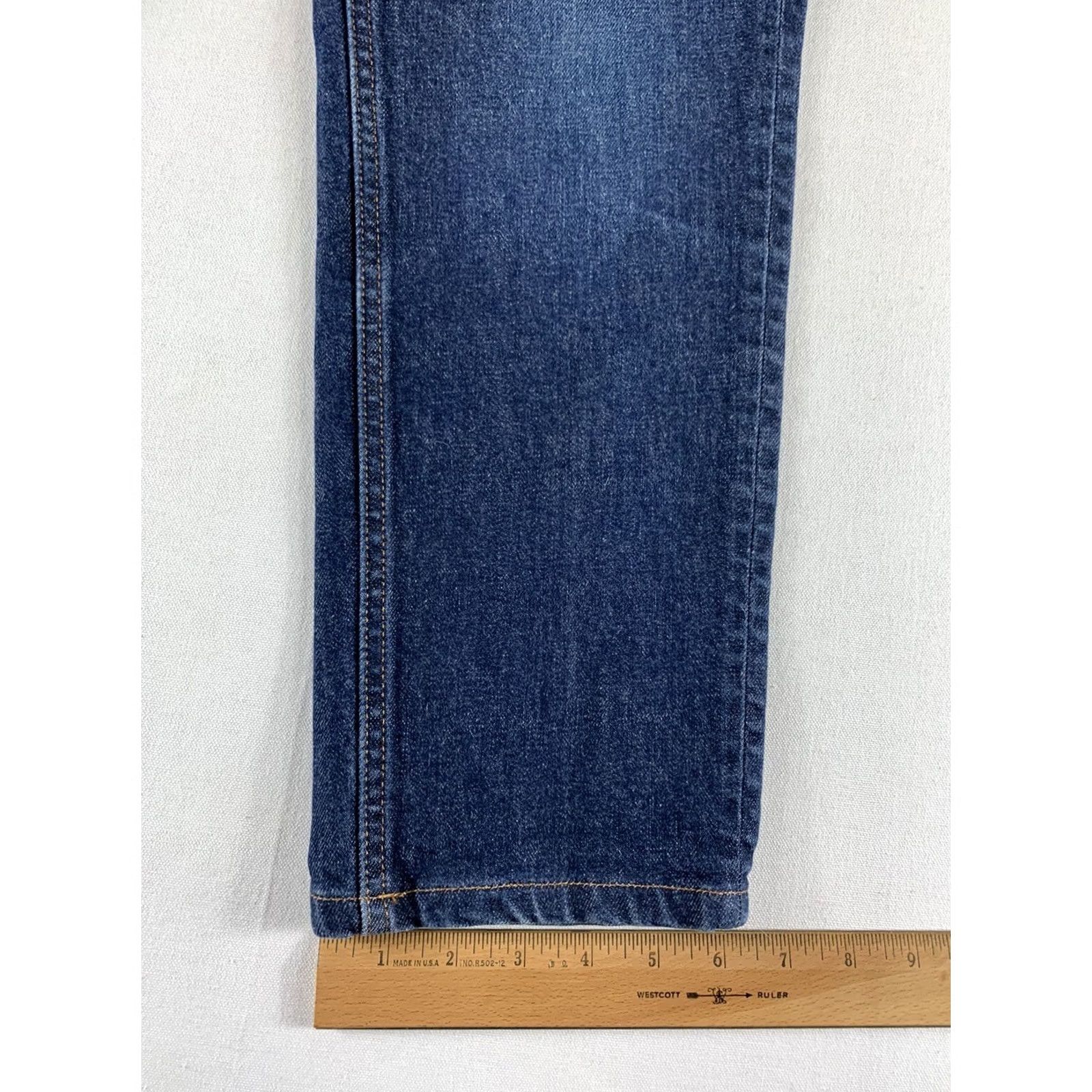 Everlane EVERLANE JEANS WOMENS 31X30 BLUE SLIM ATHLETIC (FLAT LAY IS 32X26) Size 24" / US 00 / IT 34 - 3 Thumbnail