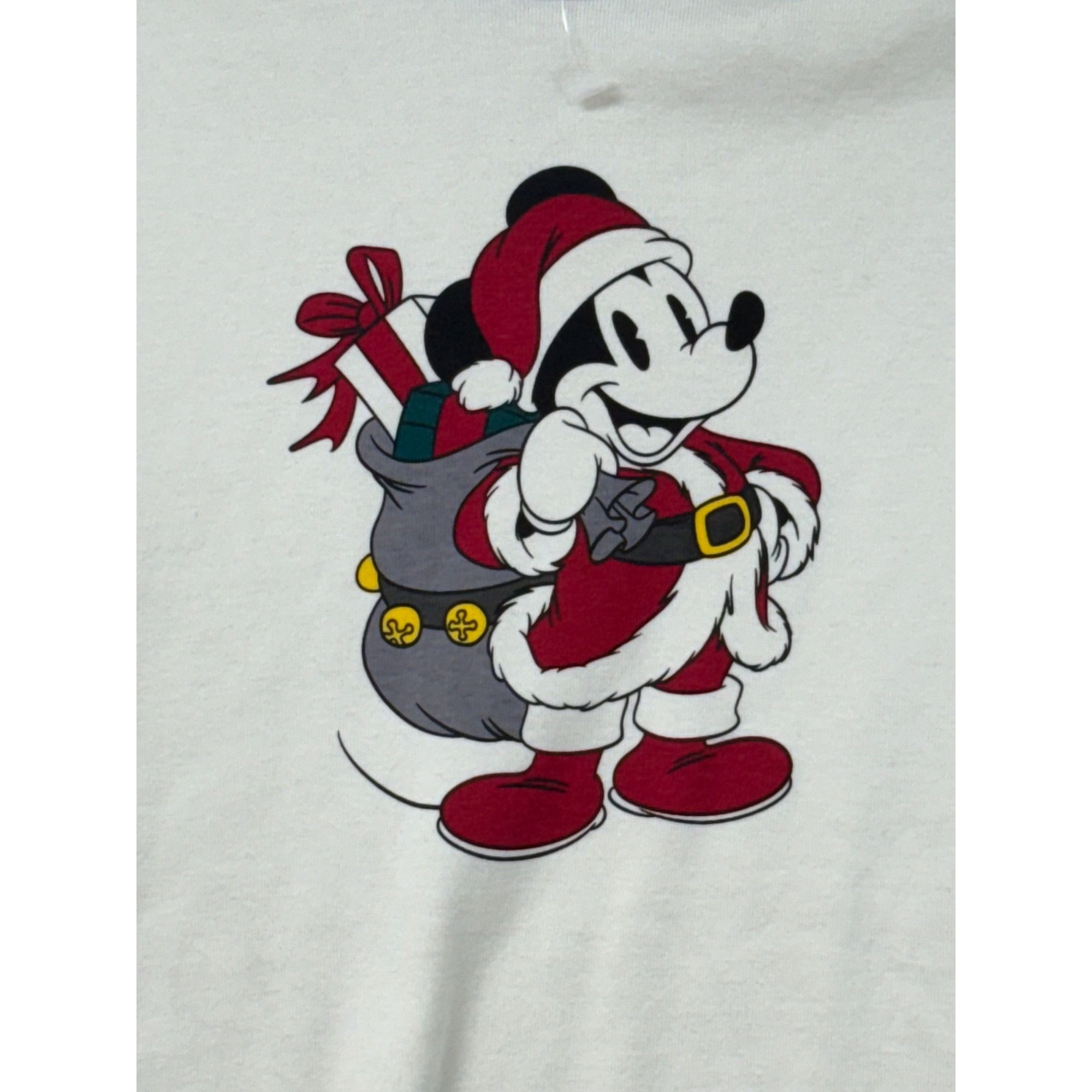 Disney Disney Junior's Mickie Holiday Ringer Long Sleeve Tee, Cream Size S / US 4 / IT 40 - 3 Thumbnail