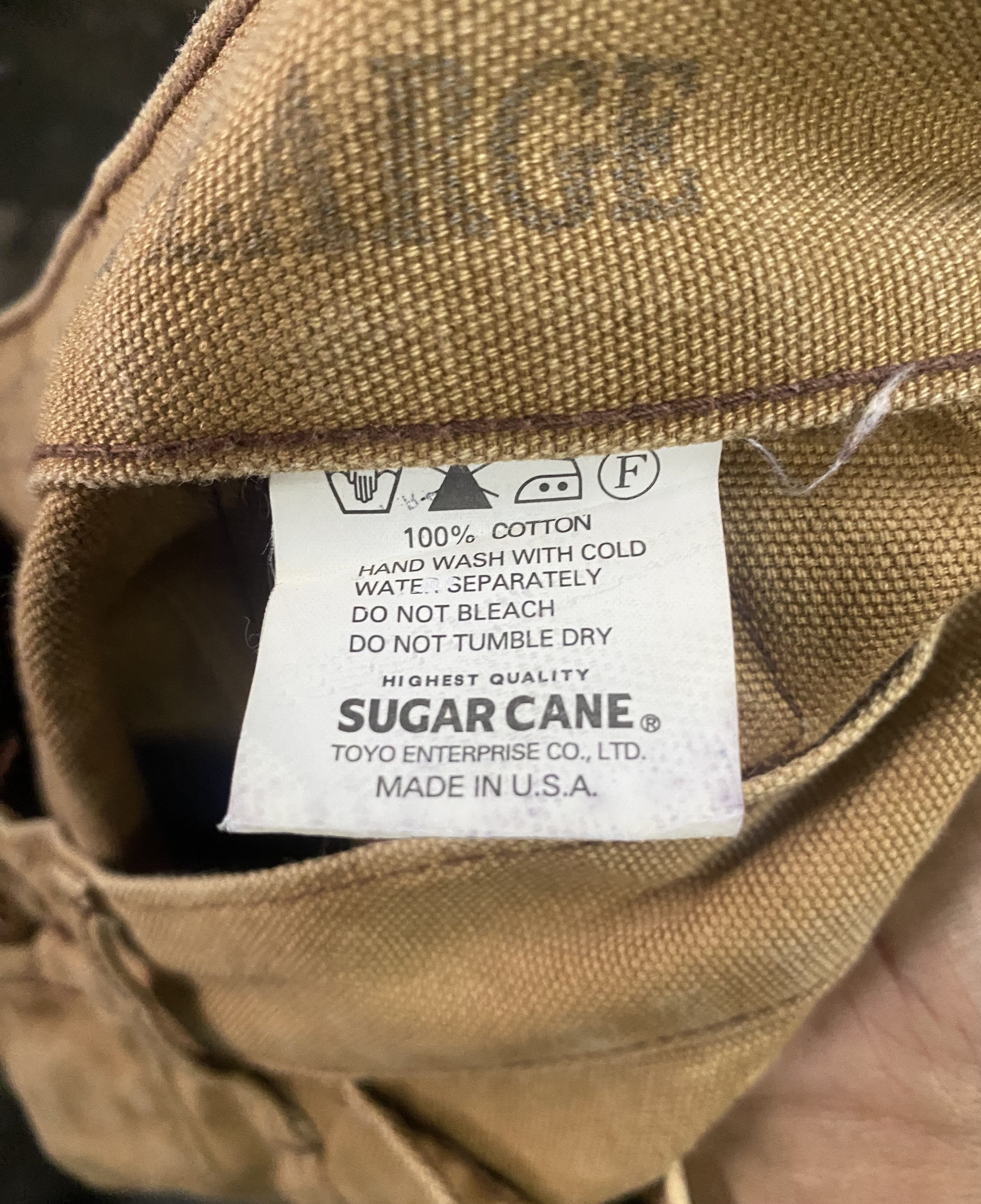 Sugar Cane Toyo Enterprise Sugar Cane Duck Canvas Denim Size US 36 / EU 52 - 4 Thumbnail