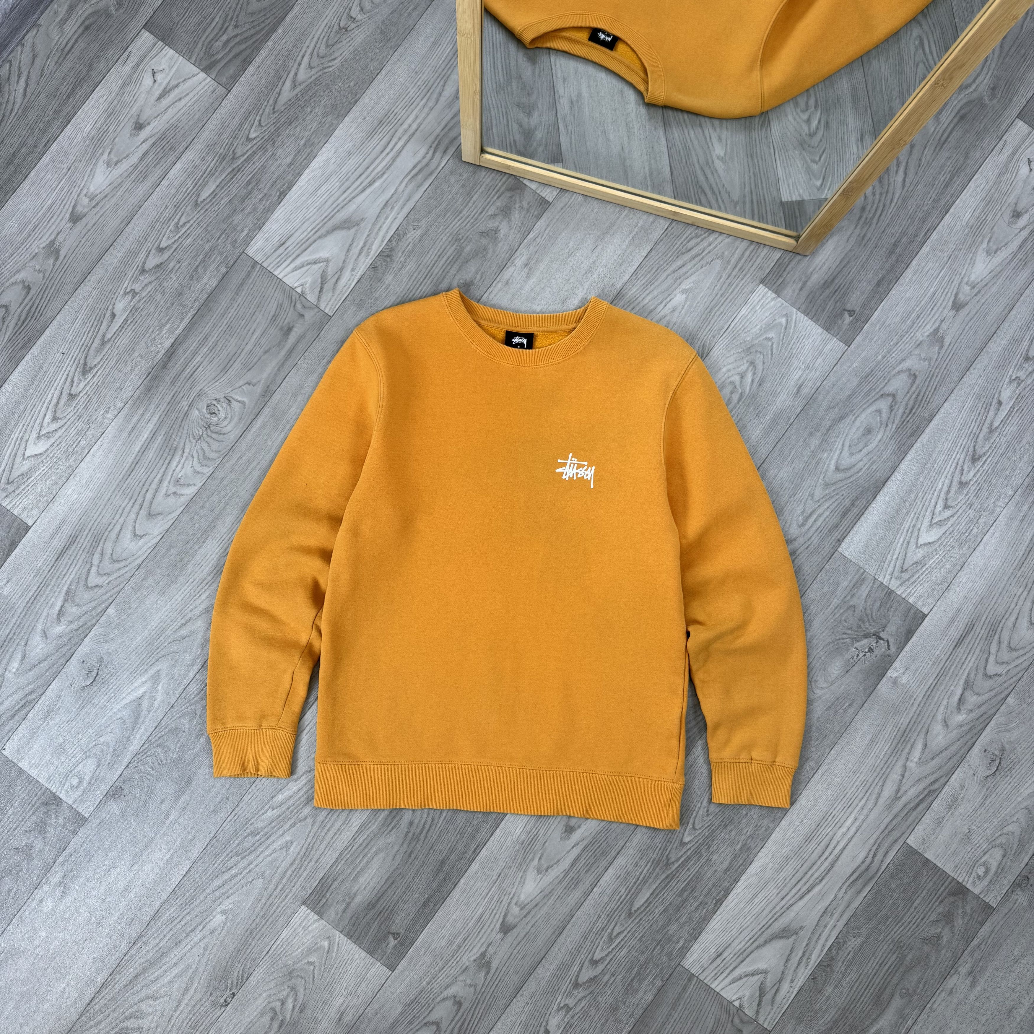 Stussy Vintage Stussy Graphic Yellow Crewneck Sweatshirt Size US S / EU 44-46 / 1 - 2 Thumbnail