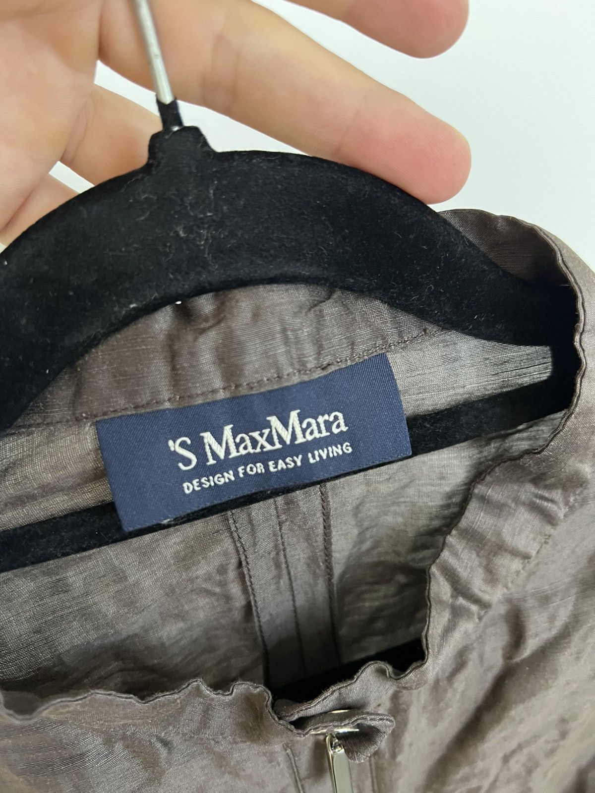 Max Mara Max Mara jacket M linen and silk Size M / US 6-8 / IT 42-44 - 2 Thumbnail