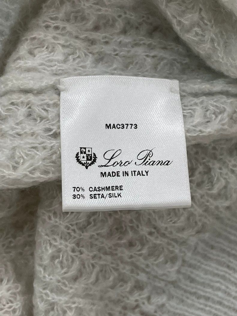 Loro Piana LORO PIANA A long-sleeved sweater with a straight collar Size M / US 6-8 / IT 42-44 - 4 Thumbnail