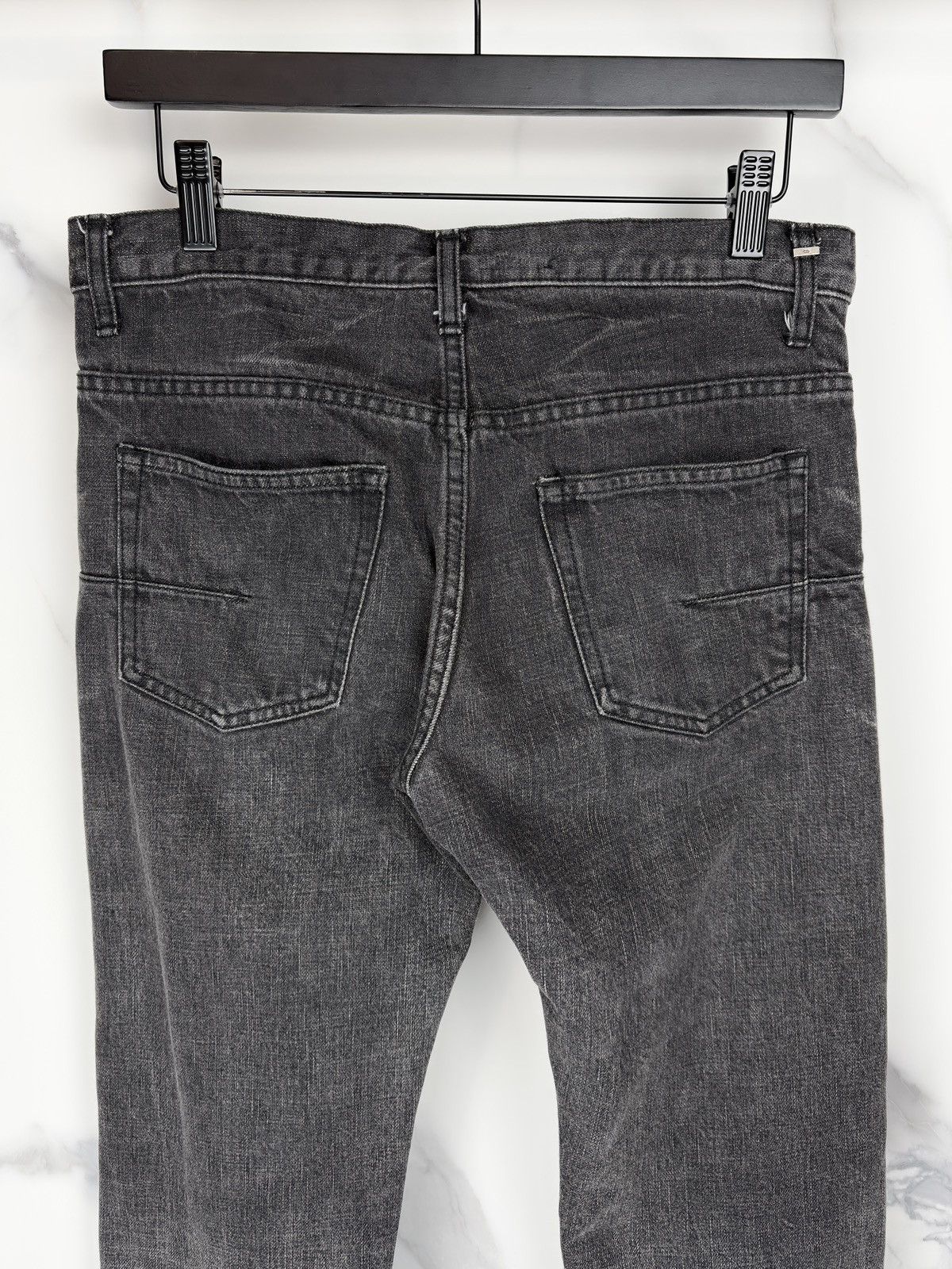 Dior SS08 Dior Homme Black Clawmark Denim Jeans KVA Size US 29 - 4 Thumbnail