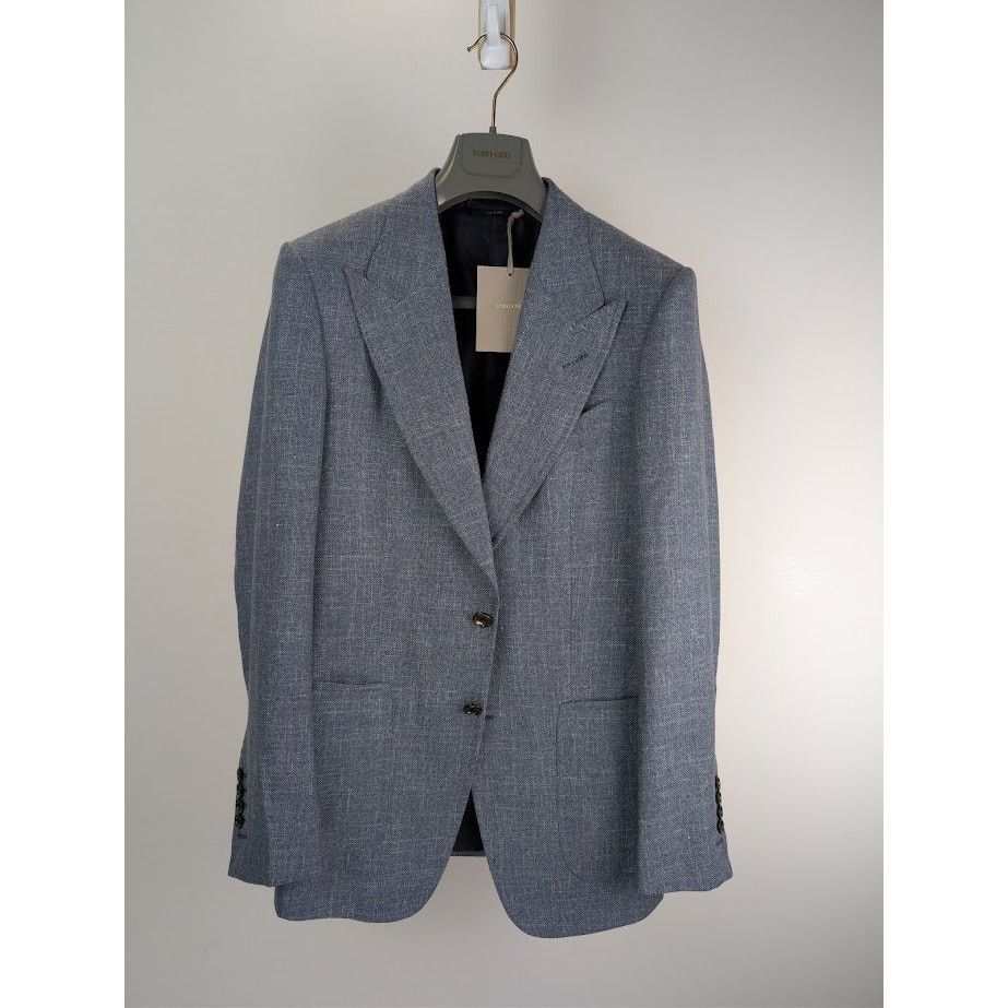 Tom Ford o1rshd1 Blazer Jacket in Blue Size US S / EU 44-46 / 1 - 11 Thumbnail