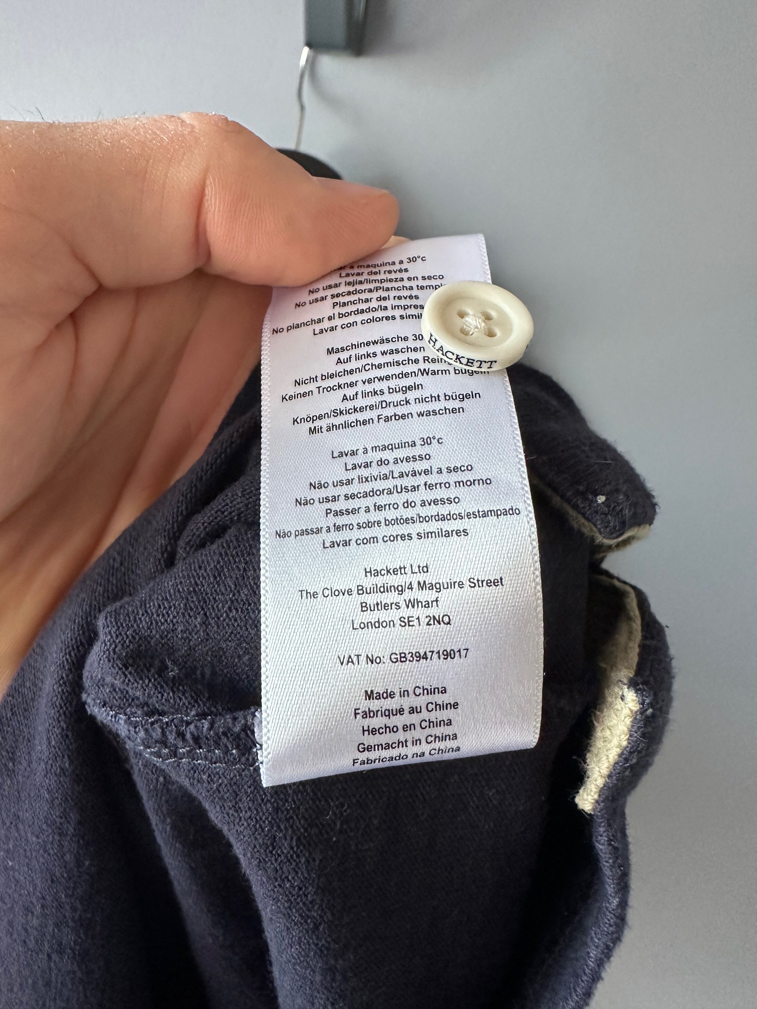 Hackett HACKETT Men’s Country Club Rugby style, Navy/Union Jack Size US XXL / EU 58 / 5 - 10 Thumbnail