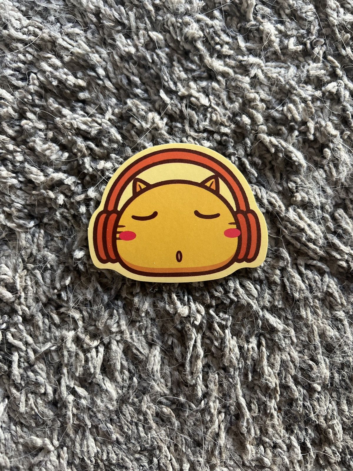Hypebeast Cat Wearing Headphones Sticker Size ONE SIZE - 1 Thumbnail