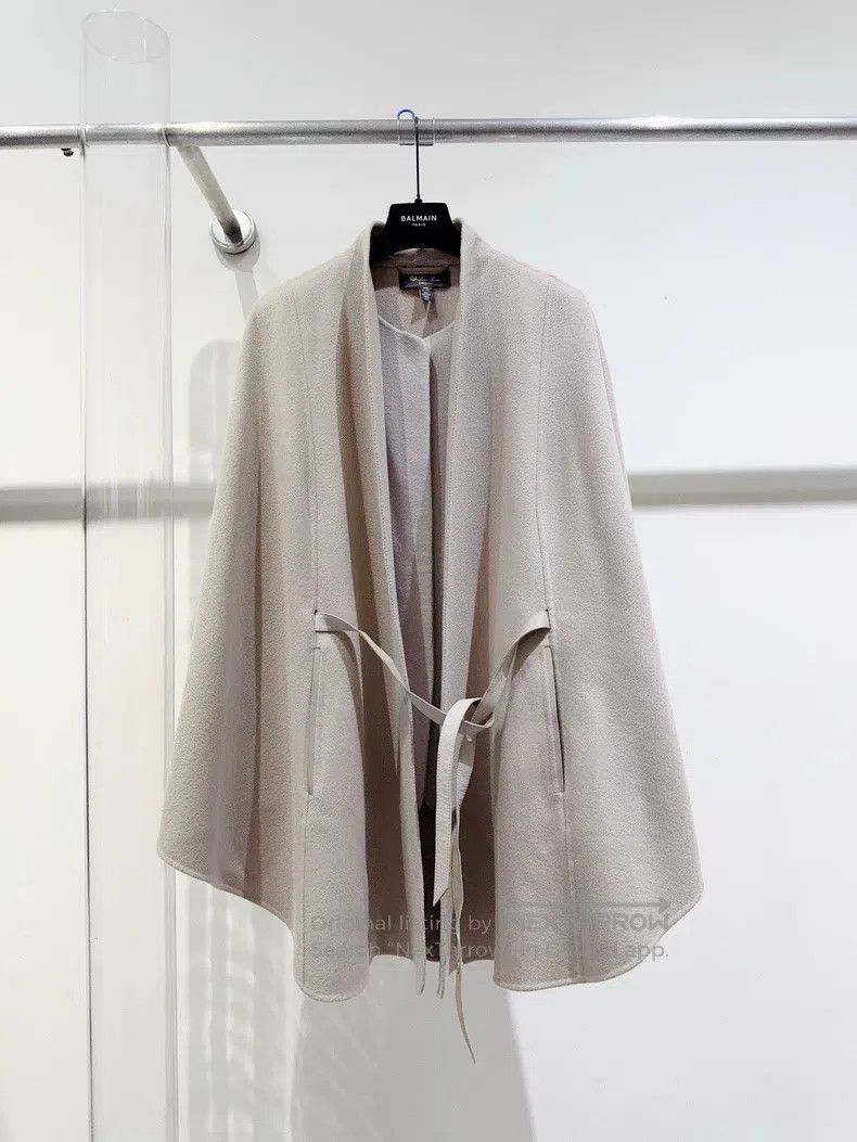 Loro Piana LORO PIANA Cashmere Cloak Coat Size L / US 10 / IT 46 - 1 Thumbnail