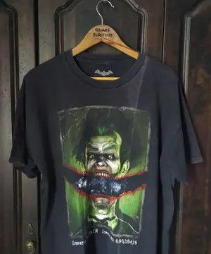 Vintage Batman x Arkham Asylum The Joker Graphic Tee Size US XL / EU 56 / 4 - 2 Thumbnail