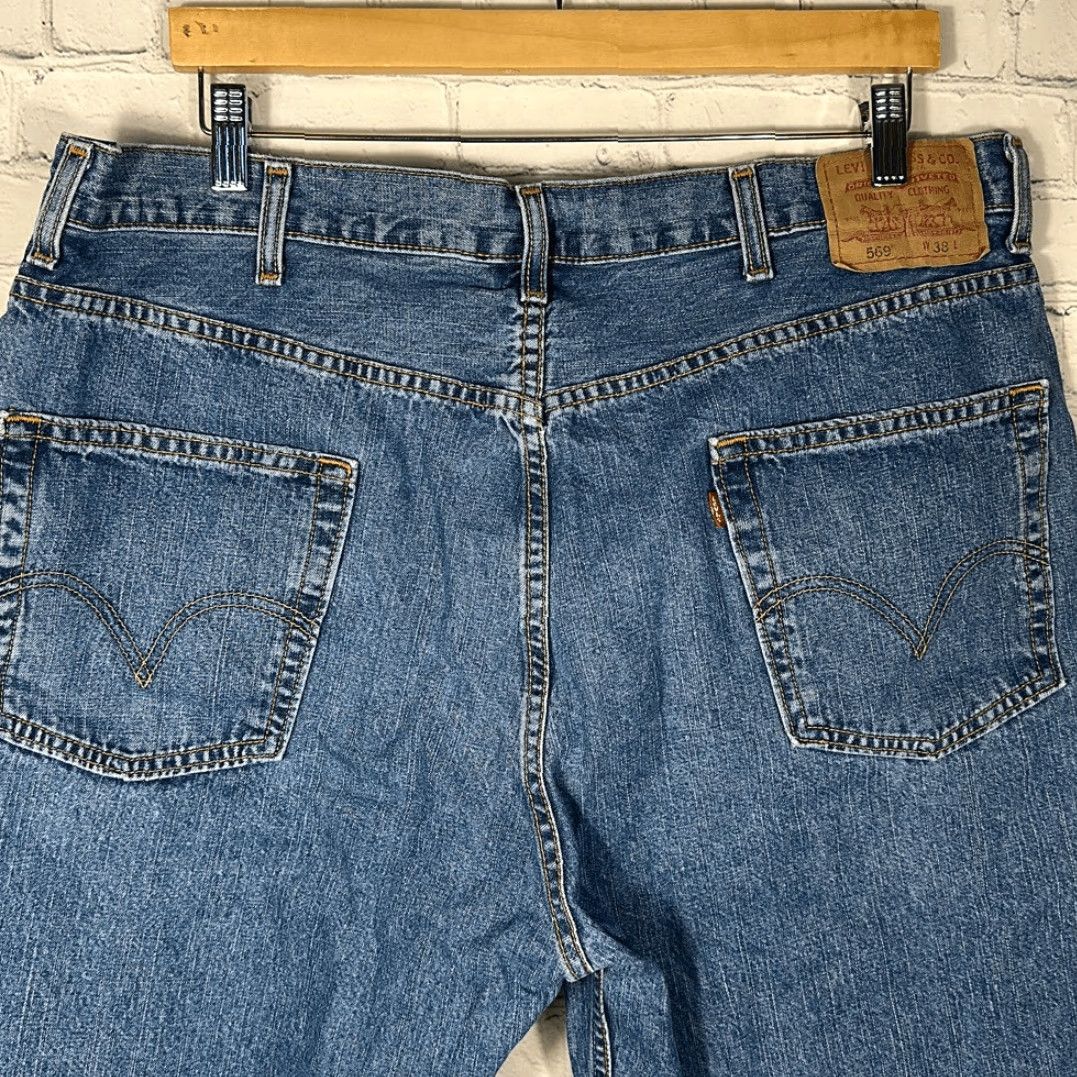 Levi's LEVI’S 569 Jeans Loose Straight Denim Regular Shorts 38 Jorts Skater Men Blue 38 Denim Regular Shorts Mens Size US 38 / EU 54 - 3 Thumbnail
