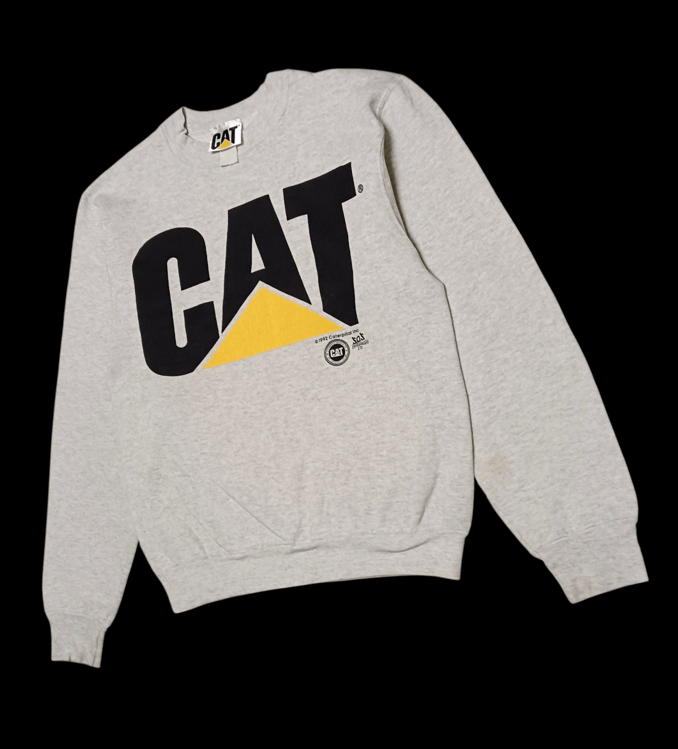 Caterpillar Vintage 90s CAT Caterpillar Sweatshirt Size US S / EU 44-46 / 1 - 2 Thumbnail