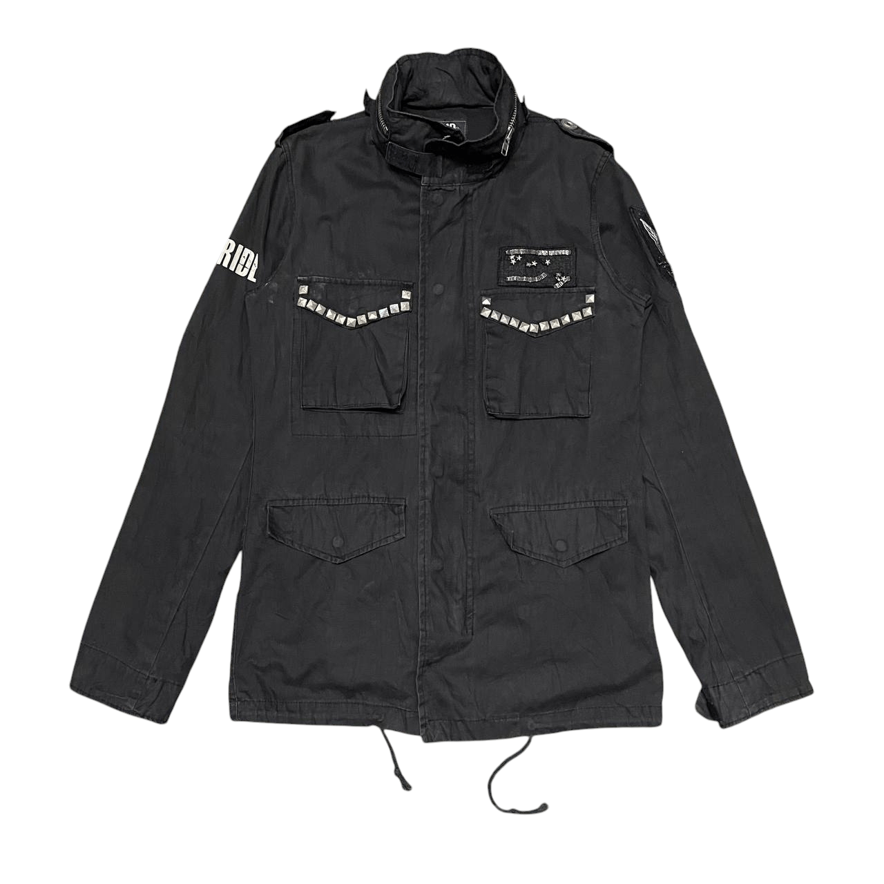Japanese Brand Glad News Studded Punk Jacket Ifsixwasnine lgb style Size US S / EU 44-46 / 1 - 1 Thumbnail