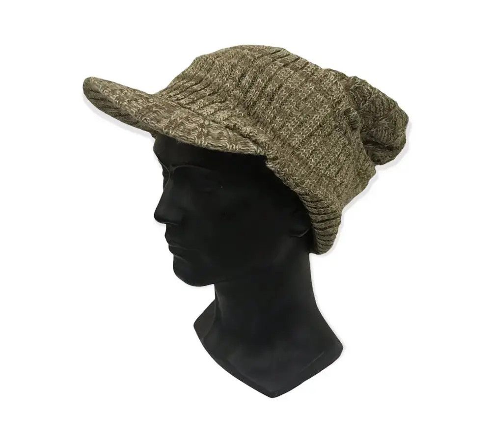 Vintage Japanese Brand Plain Beanie Hat Size ONE SIZE - 1 Thumbnail