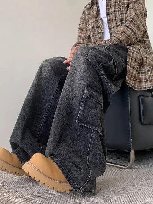 Jean Cargo Baggy Denim 90sl Pants Oversized Size US 34 / EU 50 - 1 Thumbnail