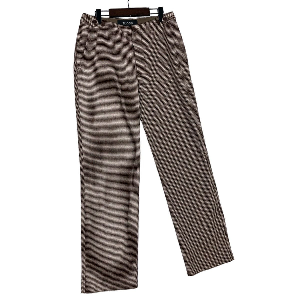 Zucca Vintage Zucca Issey Miyake Houndstooth Wool Trousers Size 32" / US 10 / IT 46 - 3 Thumbnail