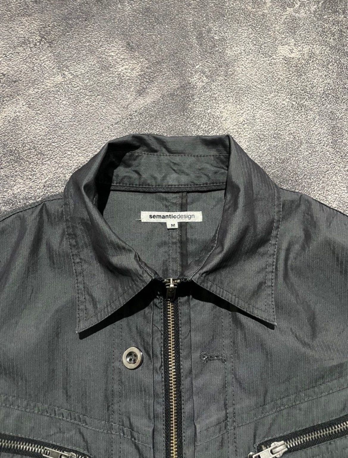 semanticdesign 2000s Japanese Brand Semantic Desain Zipper Light Jacket Size US M / EU 48-50 / 2 - 3 Thumbnail