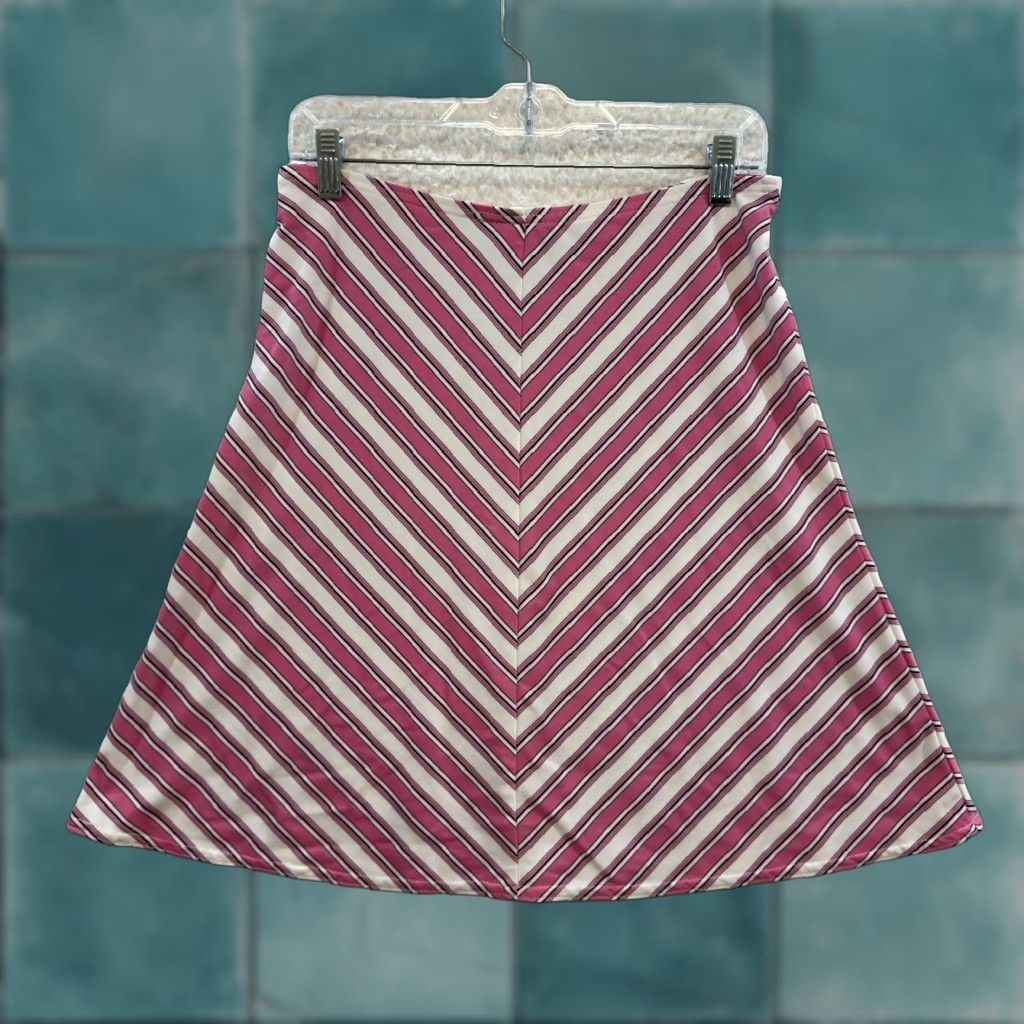 Pinko VINTAGE 90s Y2K Midi Skirt S Pink Slinky Stretch Fairy Grunge Whimsigoth Size 28" / US 6 / IT 42 - 1 Thumbnail