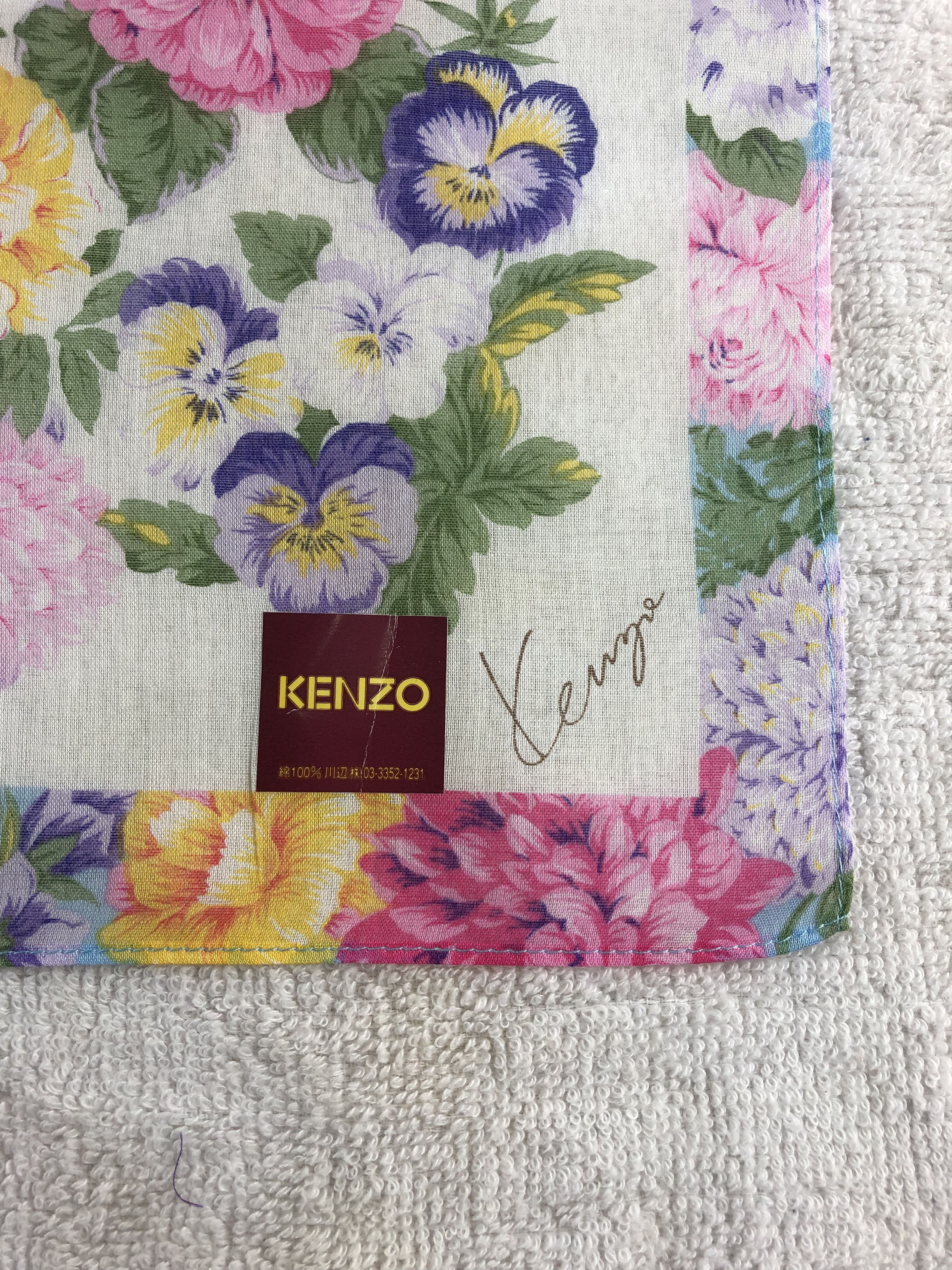 Kenzo × Vintage Kenzo Handkerchief / Bandana / Neckerchief Size ONE SIZE - 5 Thumbnail