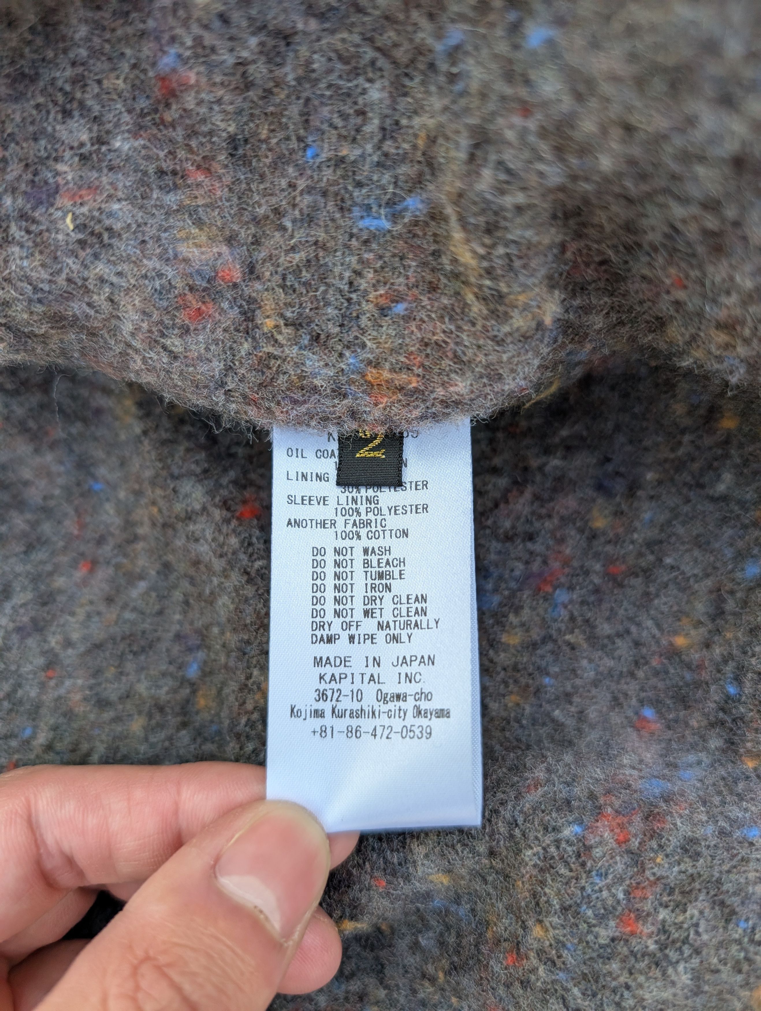 Kapital Kapital Weather Cotton Oil Coating Drizzler Jacket Size US M / EU 48-50 / 2 - 5 Thumbnail