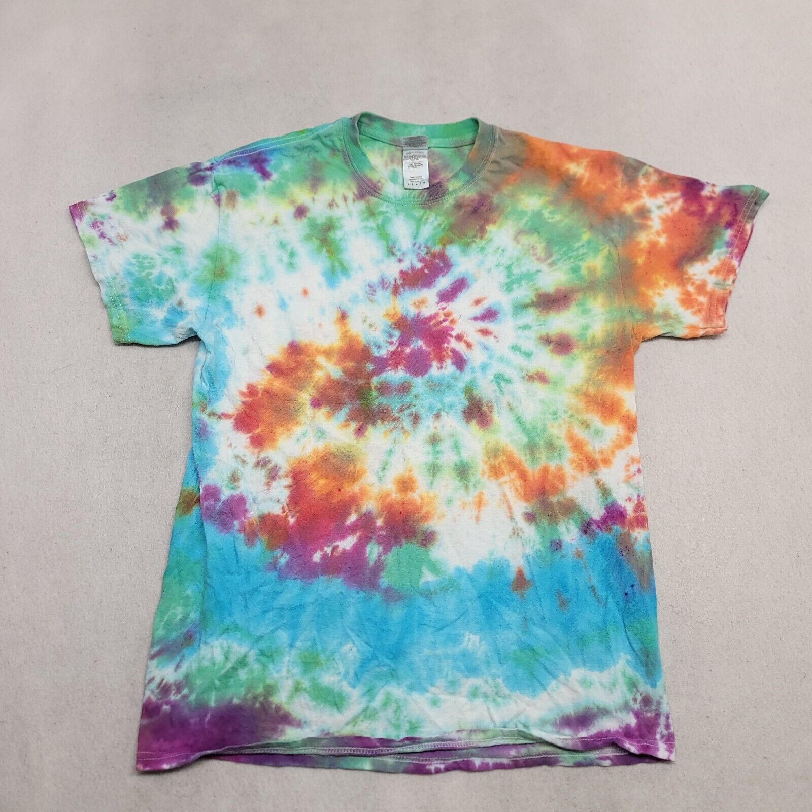Gildan Gildan Casual Pullover T Shirt Womens Size M Multi Tie-Dye Size M / US 6-8 / IT 42-44 - 2 Thumbnail