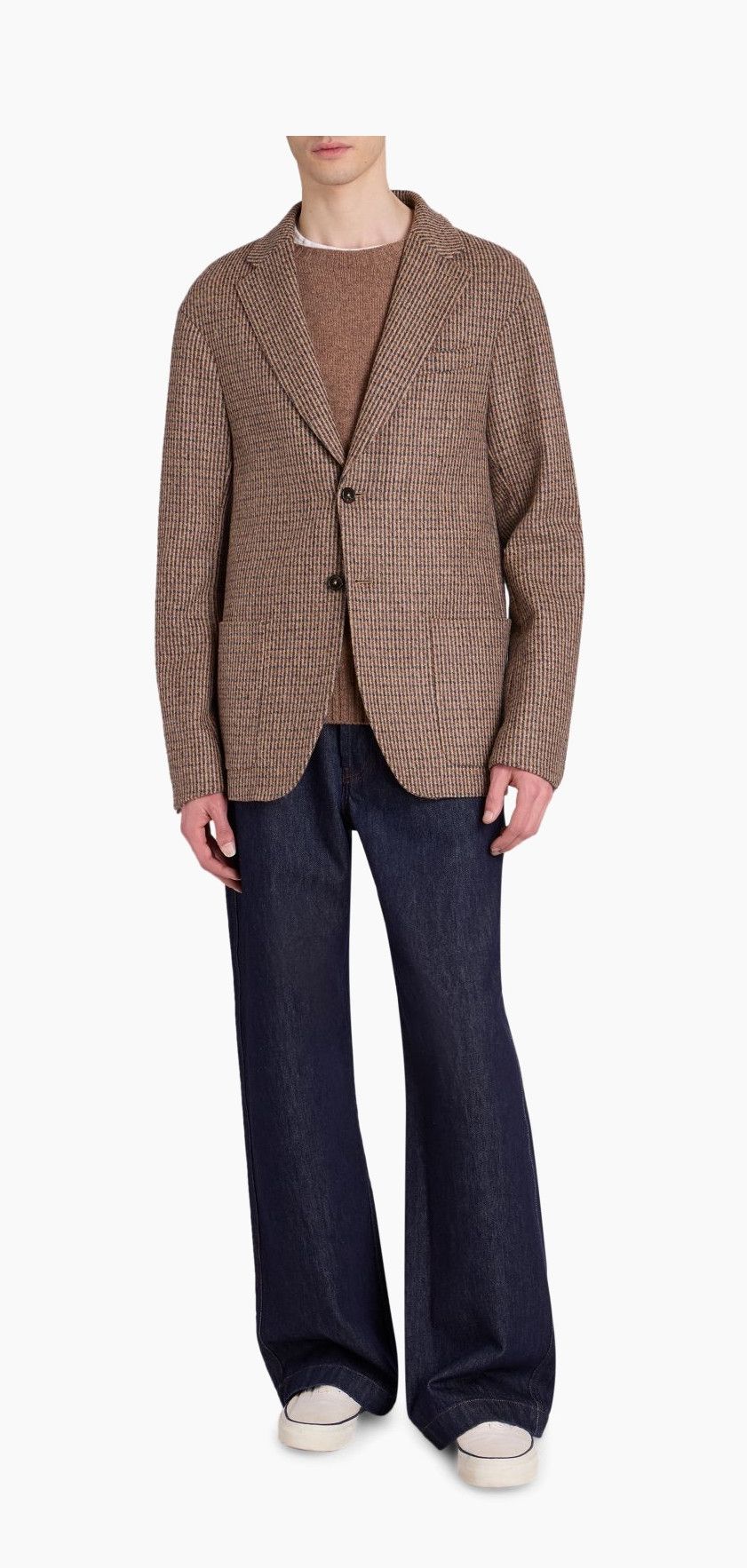 Officine Generale Officine Generale Houndstooth Wool-Blend Sportcoat NWT Size 36S - 5 Thumbnail