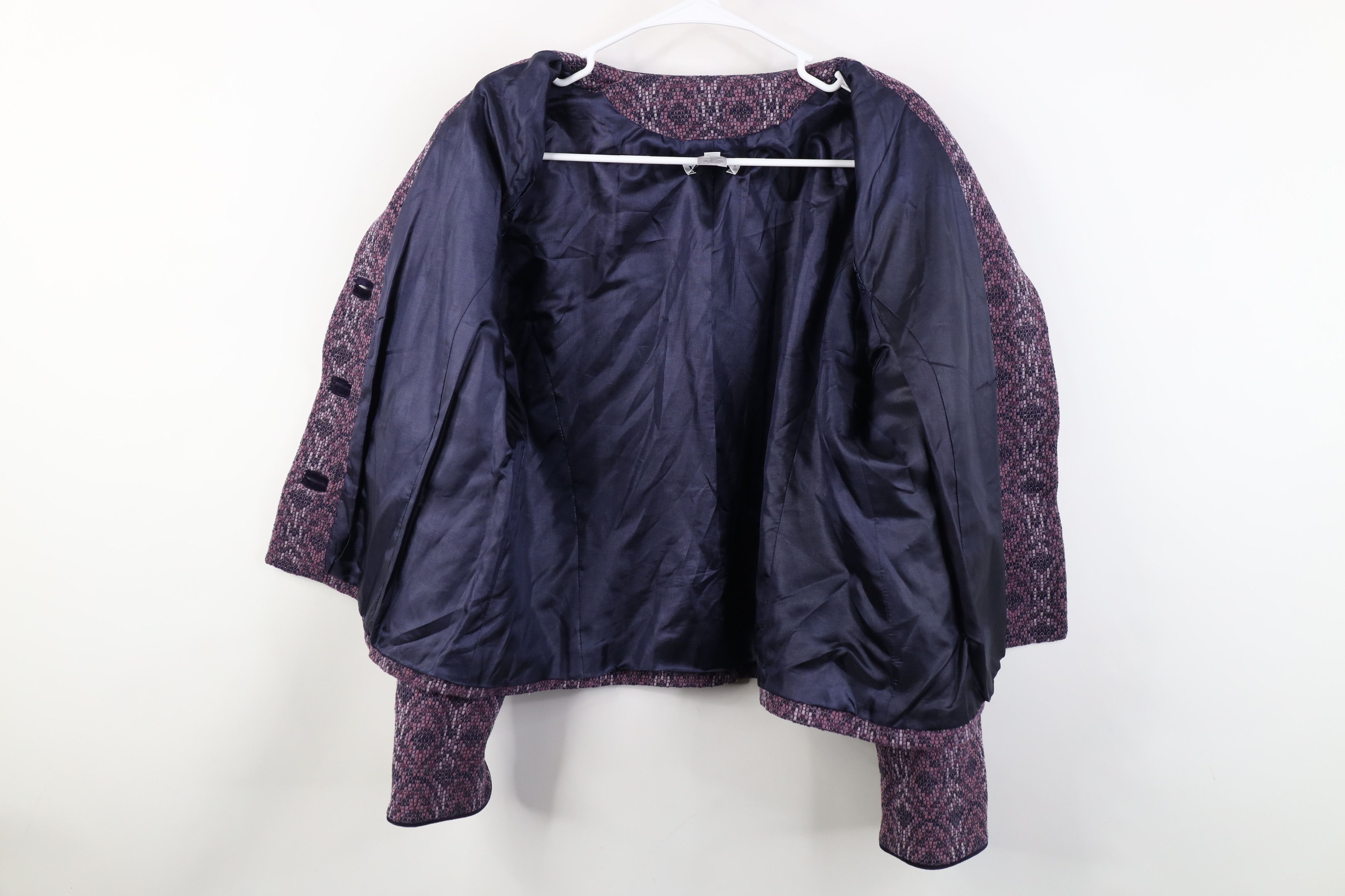 Pendleton Vintage 90s Pendleton Evening Suit Blazer Jacket Purple Size XXL / US 16-18 / IT 52-54 - 8 Thumbnail