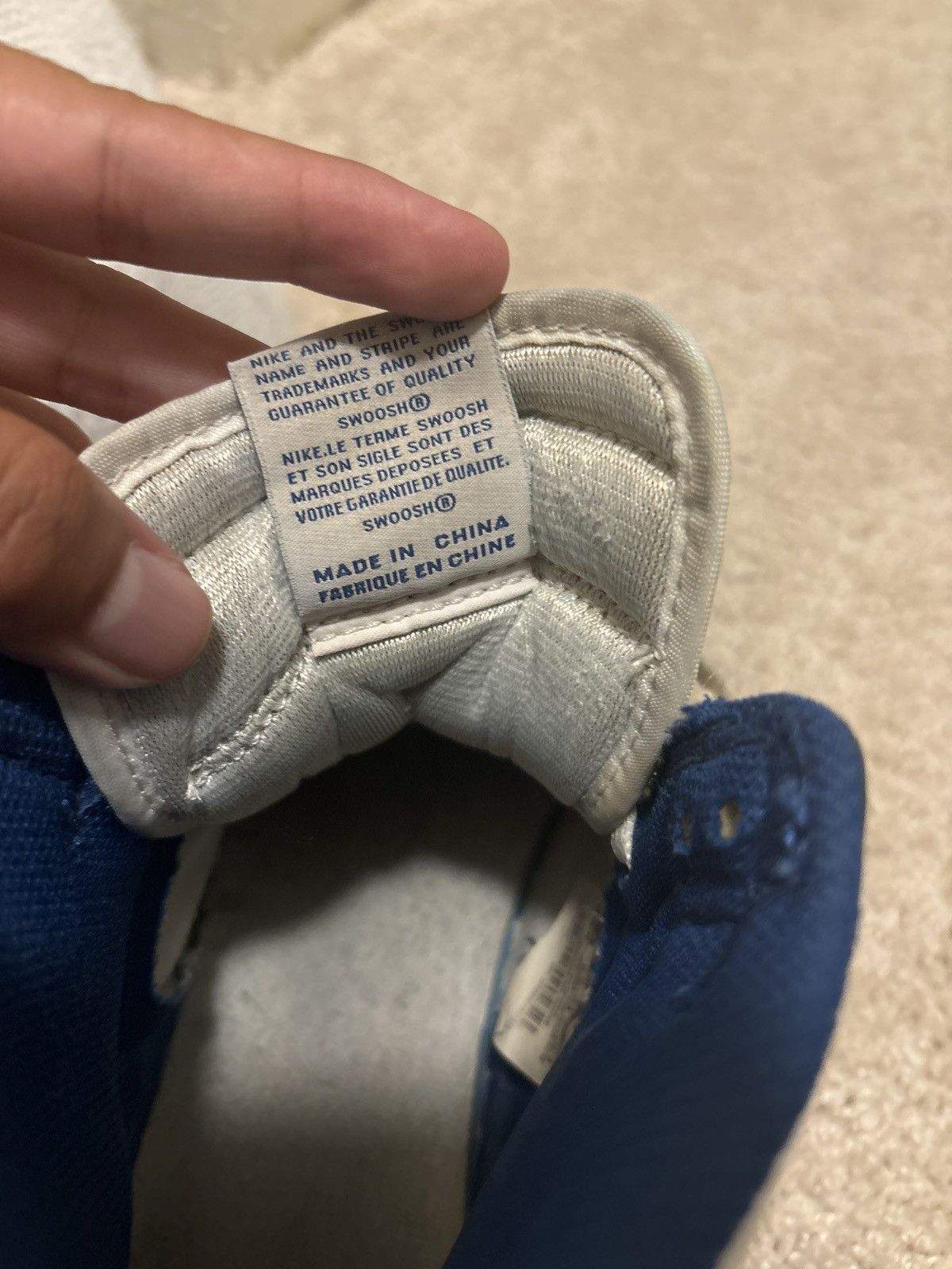 Jordan Brand × Nike Jordan 1 Storm Blue Size US 10.5 / EU 43-44 - 11 Thumbnail