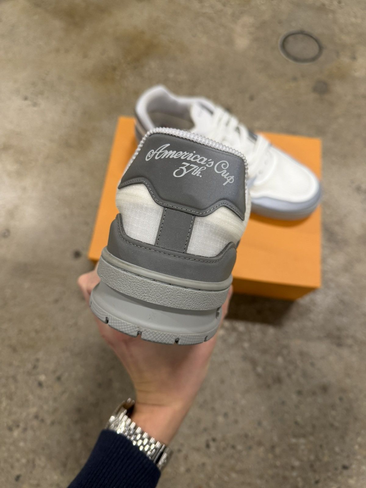 Louis Vuitton Louis Vuitton Americas Cup Edition Trainer Sneaker NEW 1400$ Size US 12 / EU 45 - 3 Thumbnail