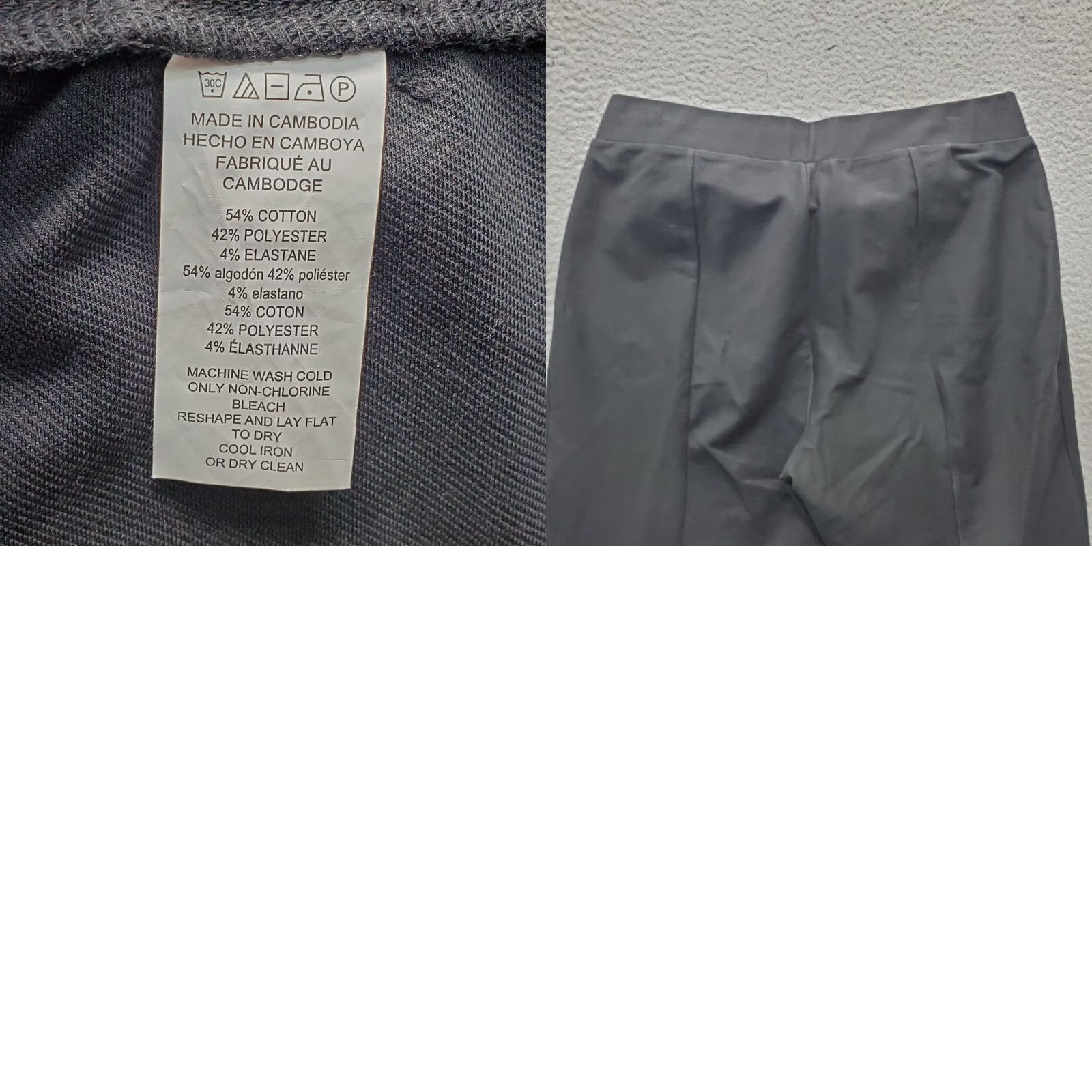 Michael Kors Michael Kors Trousers Women's Large Black Straight-Leg Ankle Slit Pull-On Pants L Womens Black Straight-Leg Ankle Slit Pull-On, 26.5" Inseam Size 36" / US 14 / IT 50 - 8 Thumbnail