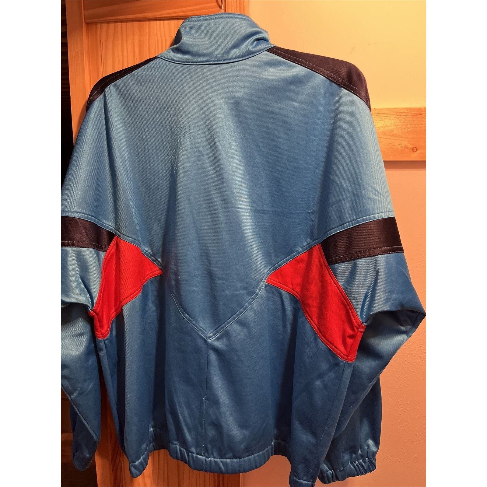 The Unbranded Brand Etirel Vintage Men’s L Blue Long Sleeve Zip Up Tracksuit Top Size US L / EU 52-54 / 3 - 10 Thumbnail