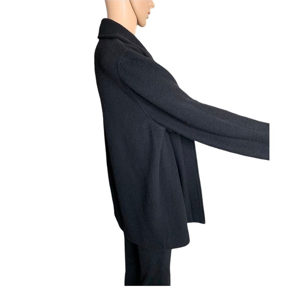 Other ELLEN TRACY Women's Size Medium Blazer Open Front Black Wool Size M / US 6-8 / IT 42-44 - 5 Thumbnail
