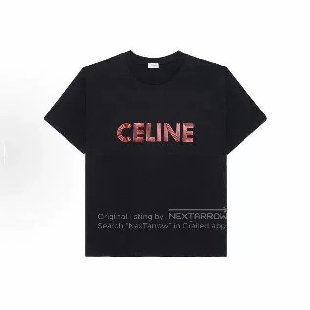 Celine Celine Letter Print Crewneck T. Size US M / EU 48-50 / 2 - 6 Thumbnail