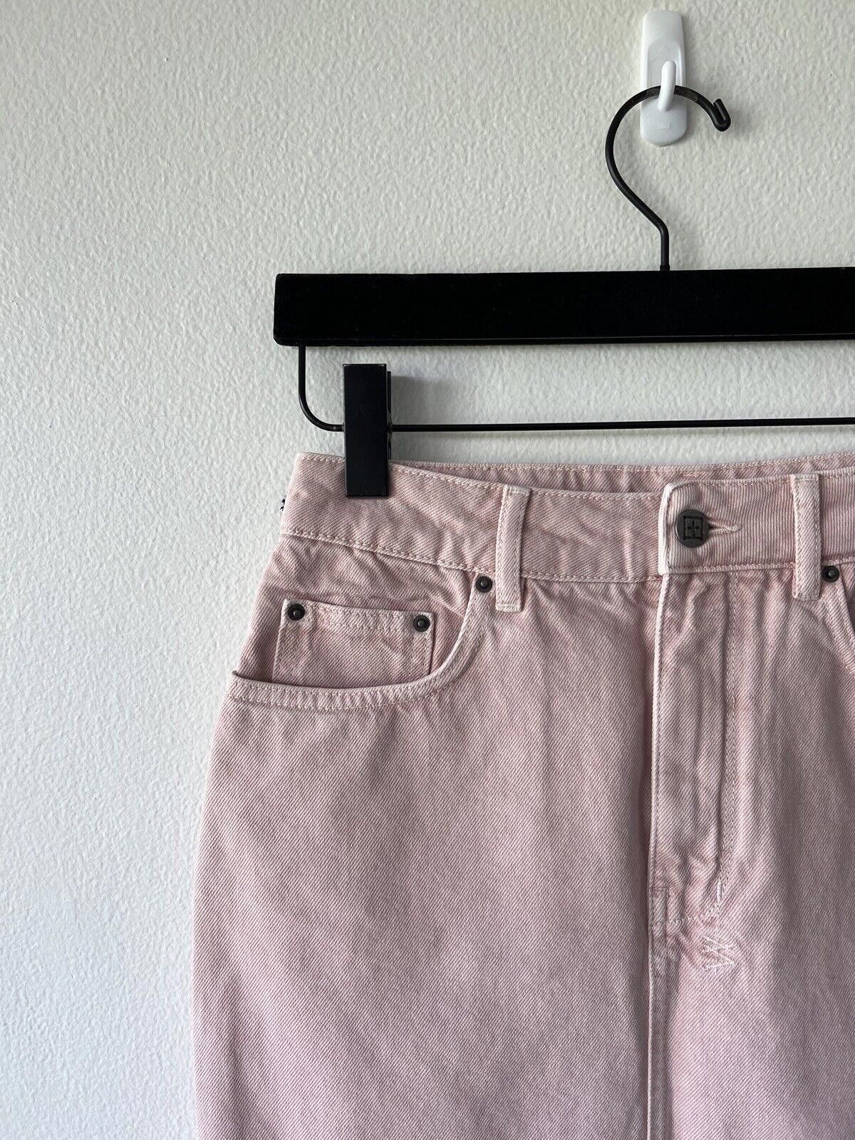 Ksubi new Ksubi denim short skirt 26 small 8 super x mini pink Size 42" / US 20 - 2 Thumbnail