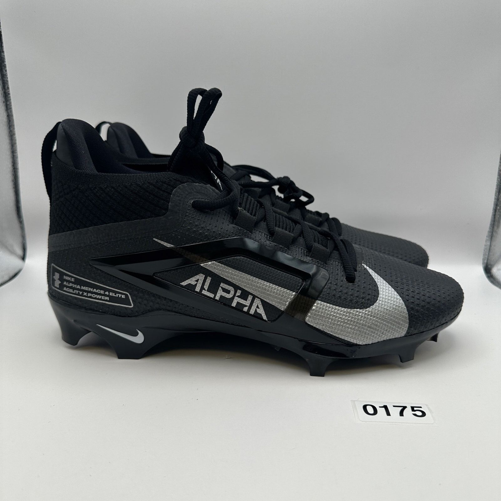 Nike NIKE Men's 10.5 Alpha Elite 4 Menace Football Cleats Size US 10.5 / EU 43-44 - 4 Thumbnail