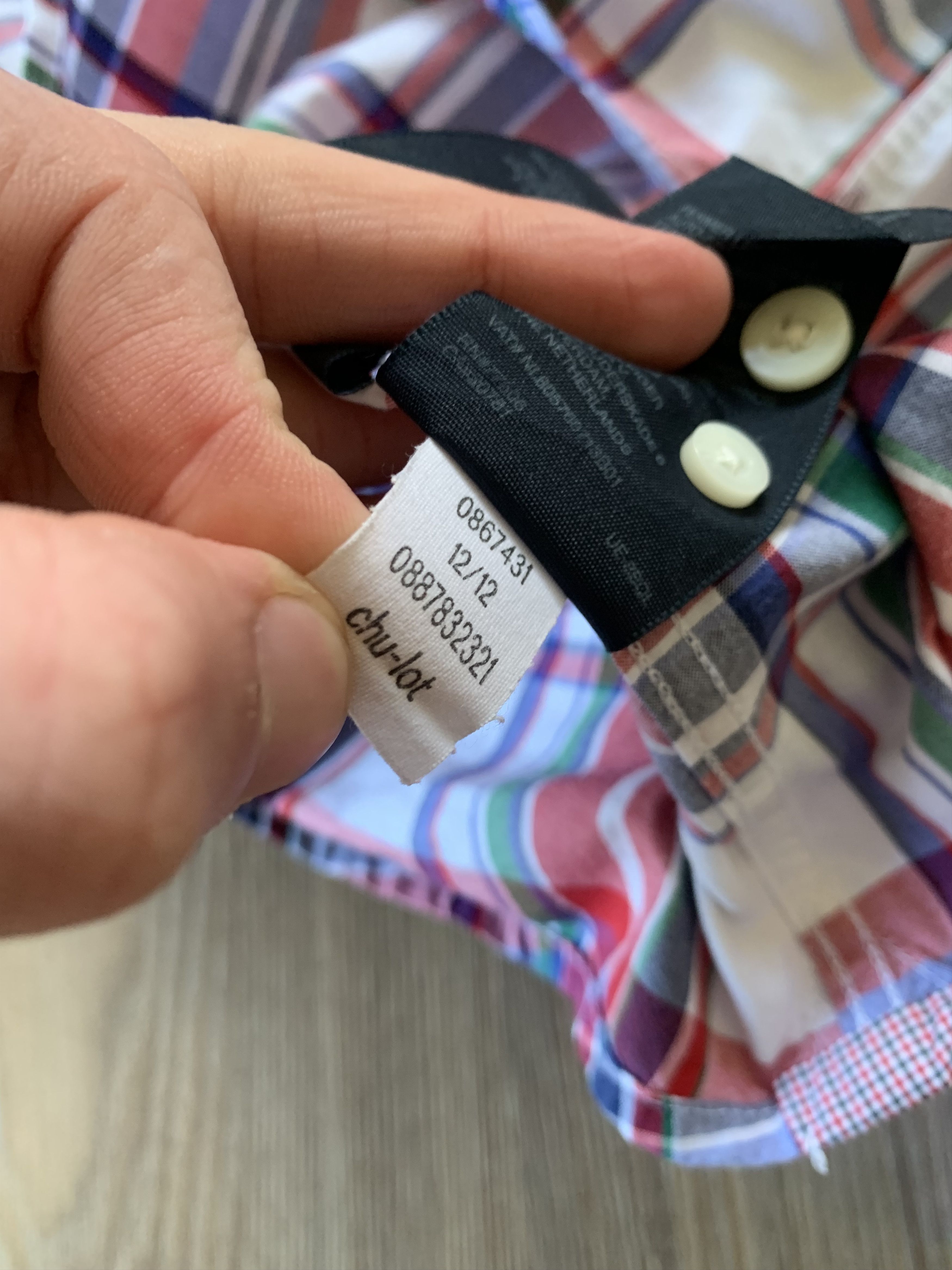 Tommy Hilfiger Tommy Hilfiger Slim Fit Plaid Button Down Shirt Size US M / EU 48-50 / 2 - 9 Thumbnail