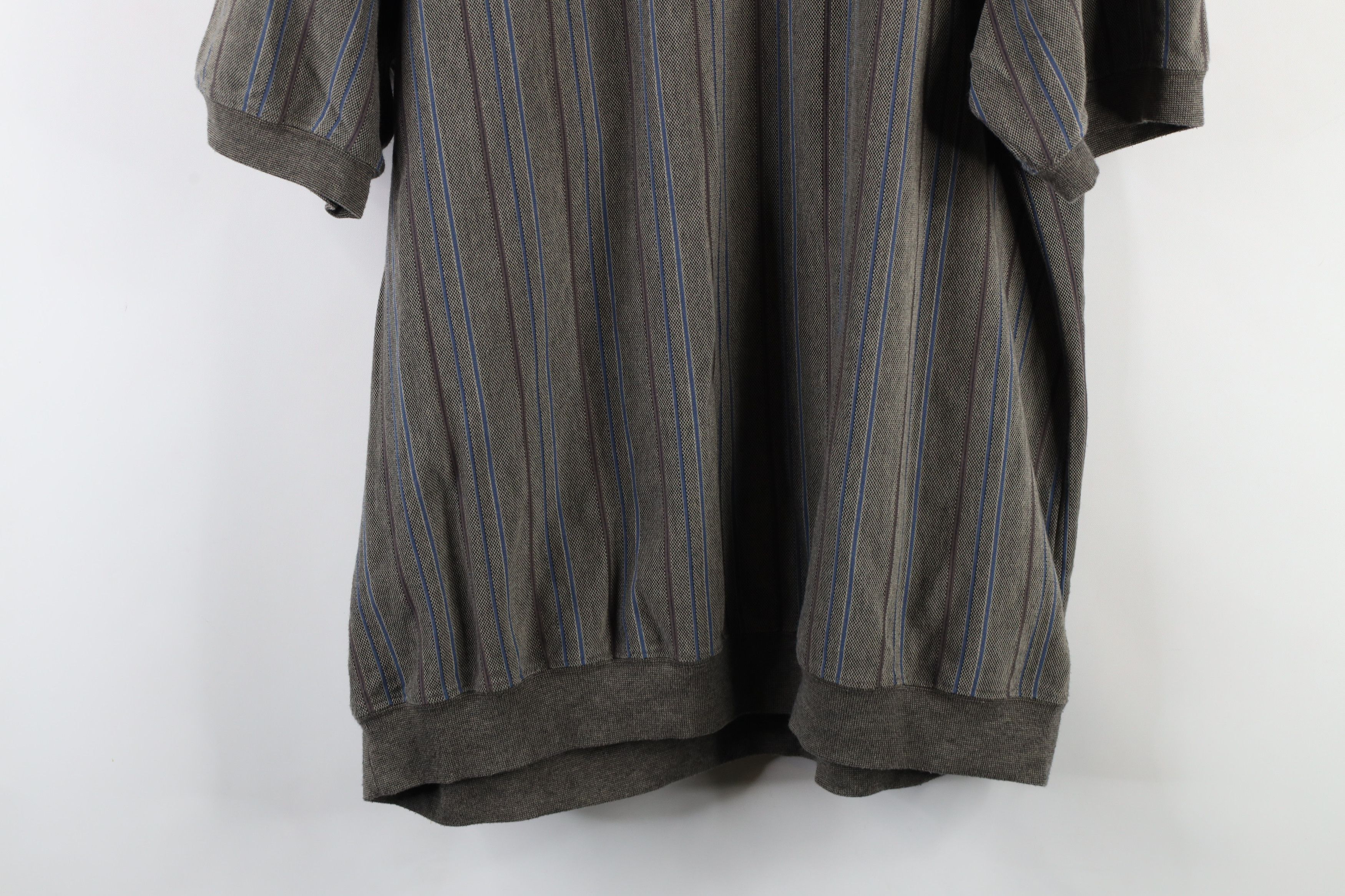 Vintage Vintage 90s Streetwear Knit Collared Pullover Polo Shirt Size US XXL / EU 58 / 5 - 10 Thumbnail