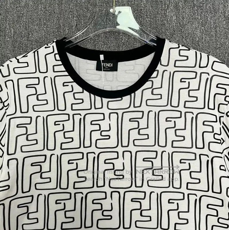 Fendi Fendi White Cotton Men's T-Shirt XS Size . Size US XS / EU 42 / 0 - 4 Thumbnail