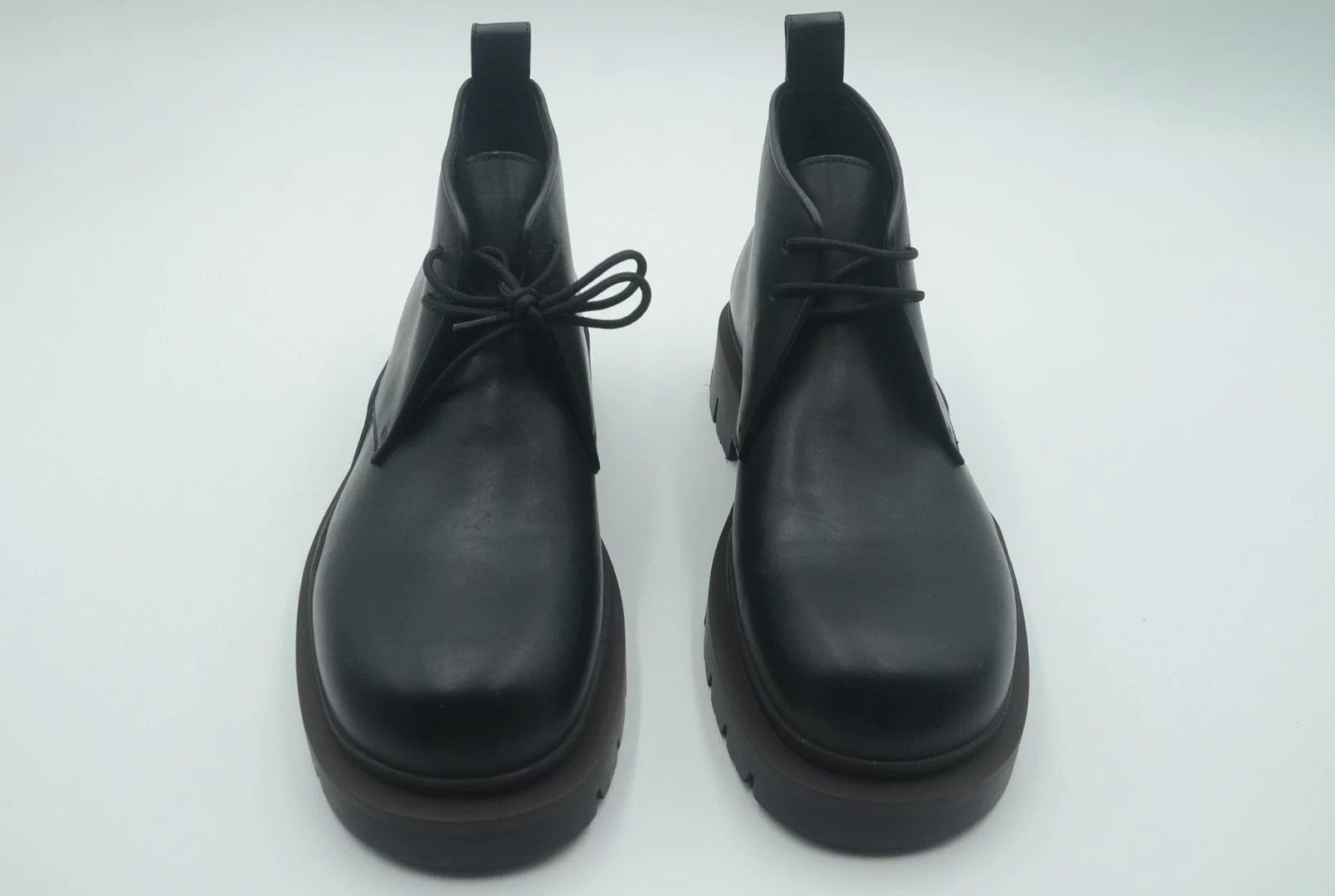 Bottega Veneta BV Men's Black Platform Short Boots Size US 8.5 / EU 41-42 - 2 Thumbnail