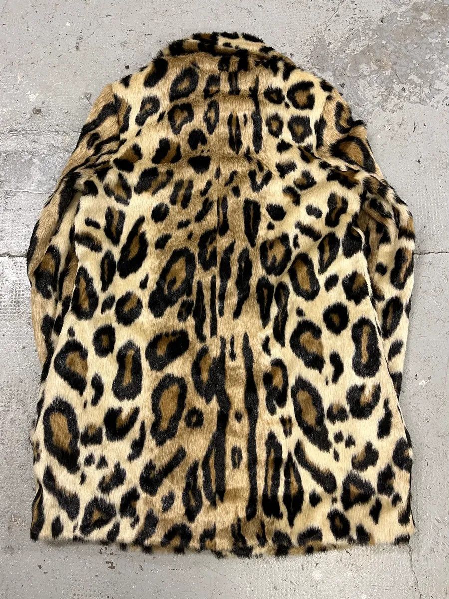 Armani 2000s Armani Fake Fur Leopard Long Jacket Size M / US 6-8 / IT 42-44 - 4 Thumbnail