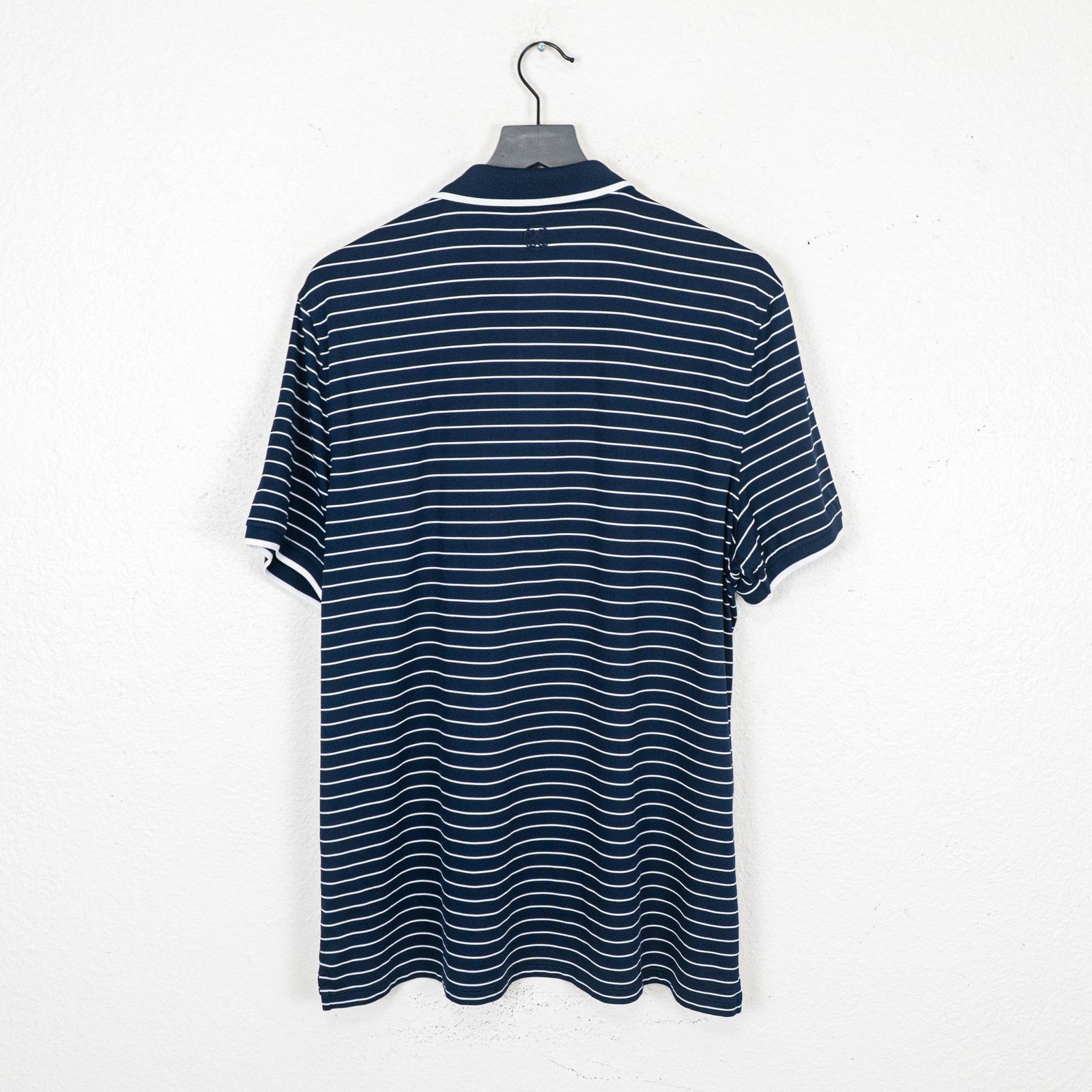 G/FORE G/FORE Golf Tech Pique Polo Navy Fine Line banded sleeve XL Size US XL / EU 56 / 4 - 5 Thumbnail