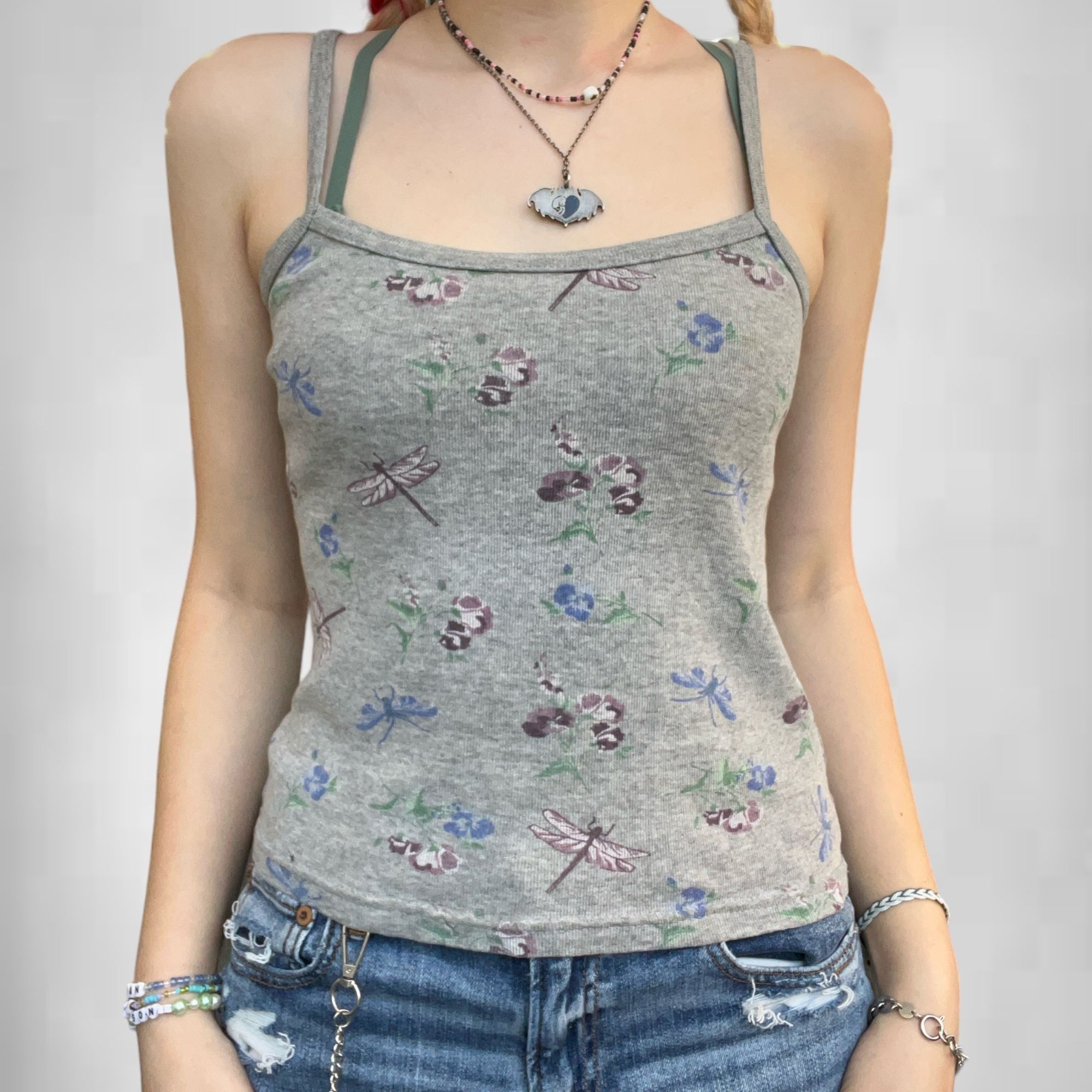 Vintage Vintage Y2K Ragdoll Graphic Tank Top Size S / US 4 / IT 40 - 1 Thumbnail