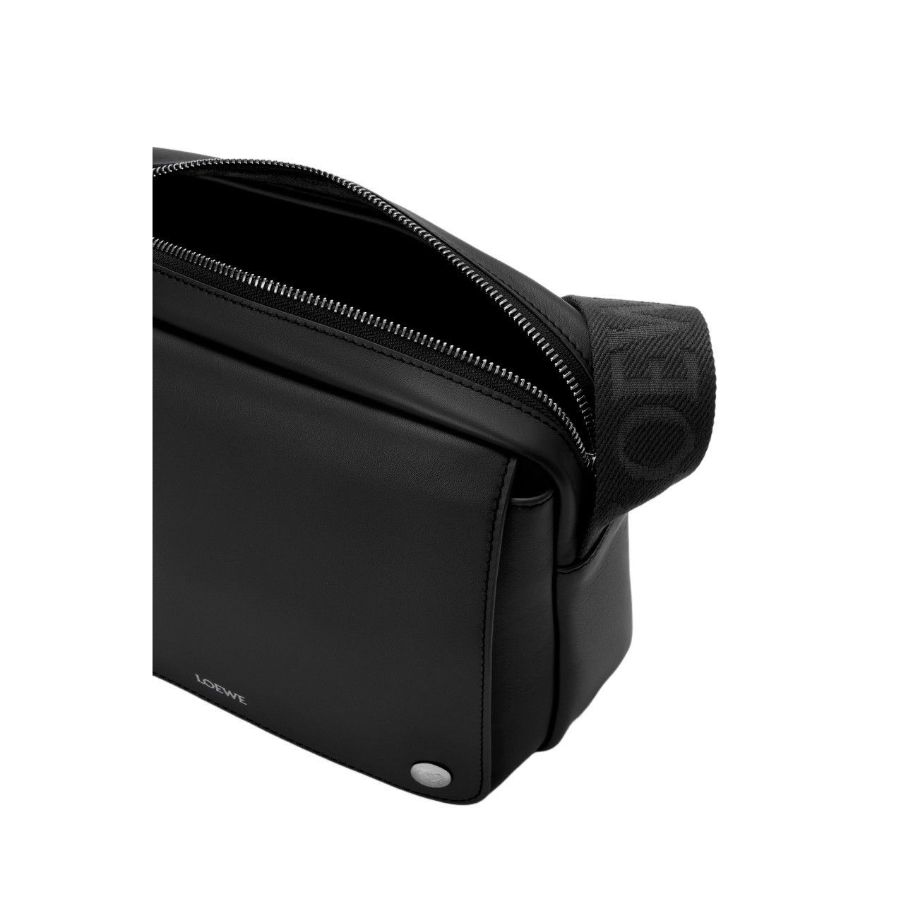 Loewe LOEWE Pebble Medium $2600 Black Smooth Leather Messenger Bag Size ONE SIZE - 2 Thumbnail