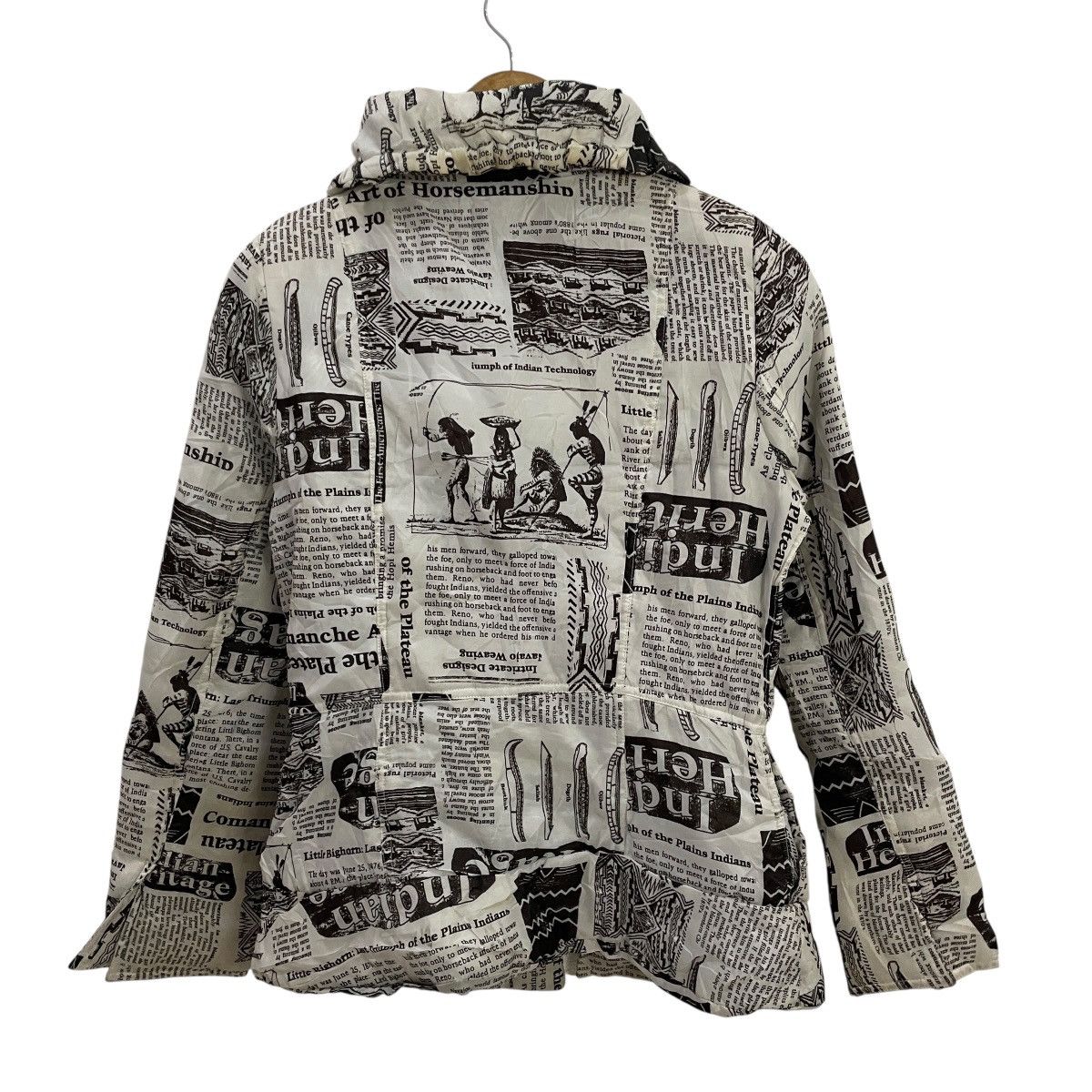 Japanese Brand Vintage Jully Newspaper Motive Jacket Size M / US 6-8 / IT 42-44 - 7 Thumbnail