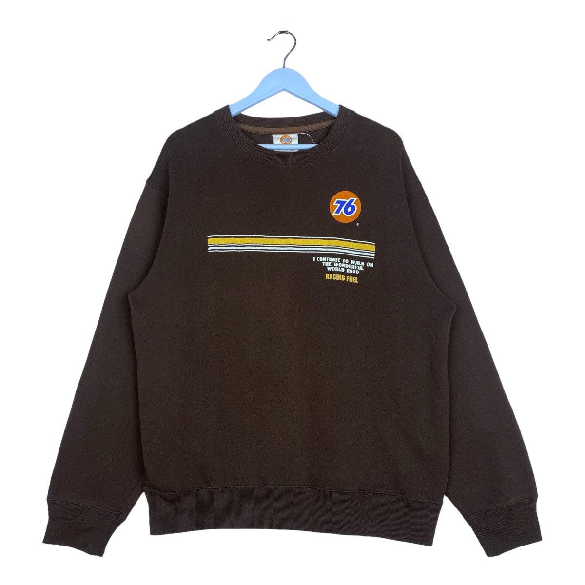 Designer × Vintage 76 Lubricants Sweatshirt Crewneck Pull Over Jumper Size US L / EU 52-54 / 3 - 1 Thumbnail