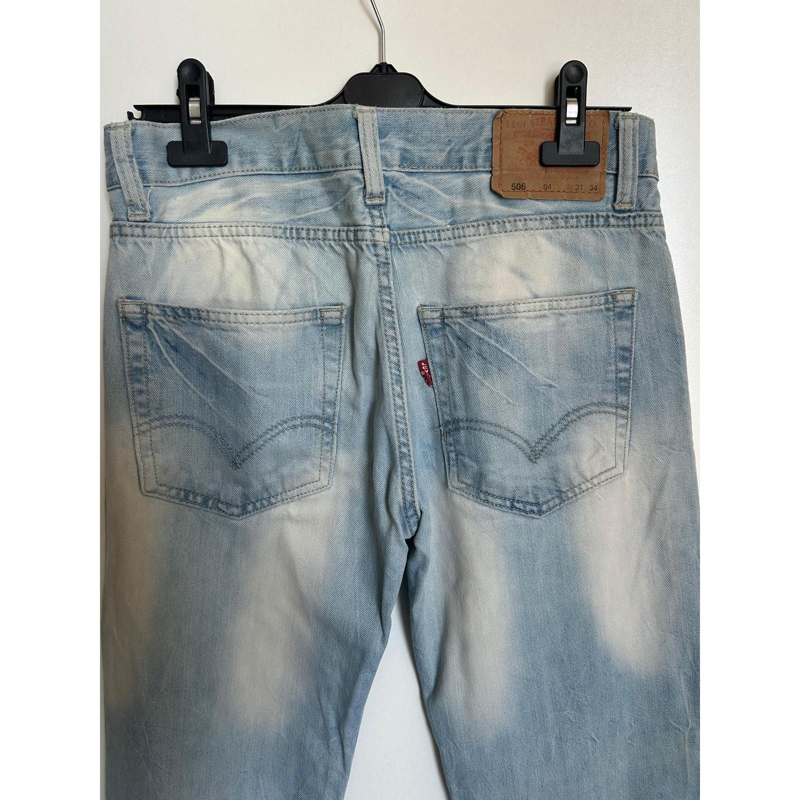 Levi's Vintage Levi's 501 USA 90s Lot 506 High Waist Straight Blue Size US 31 - 6 Thumbnail