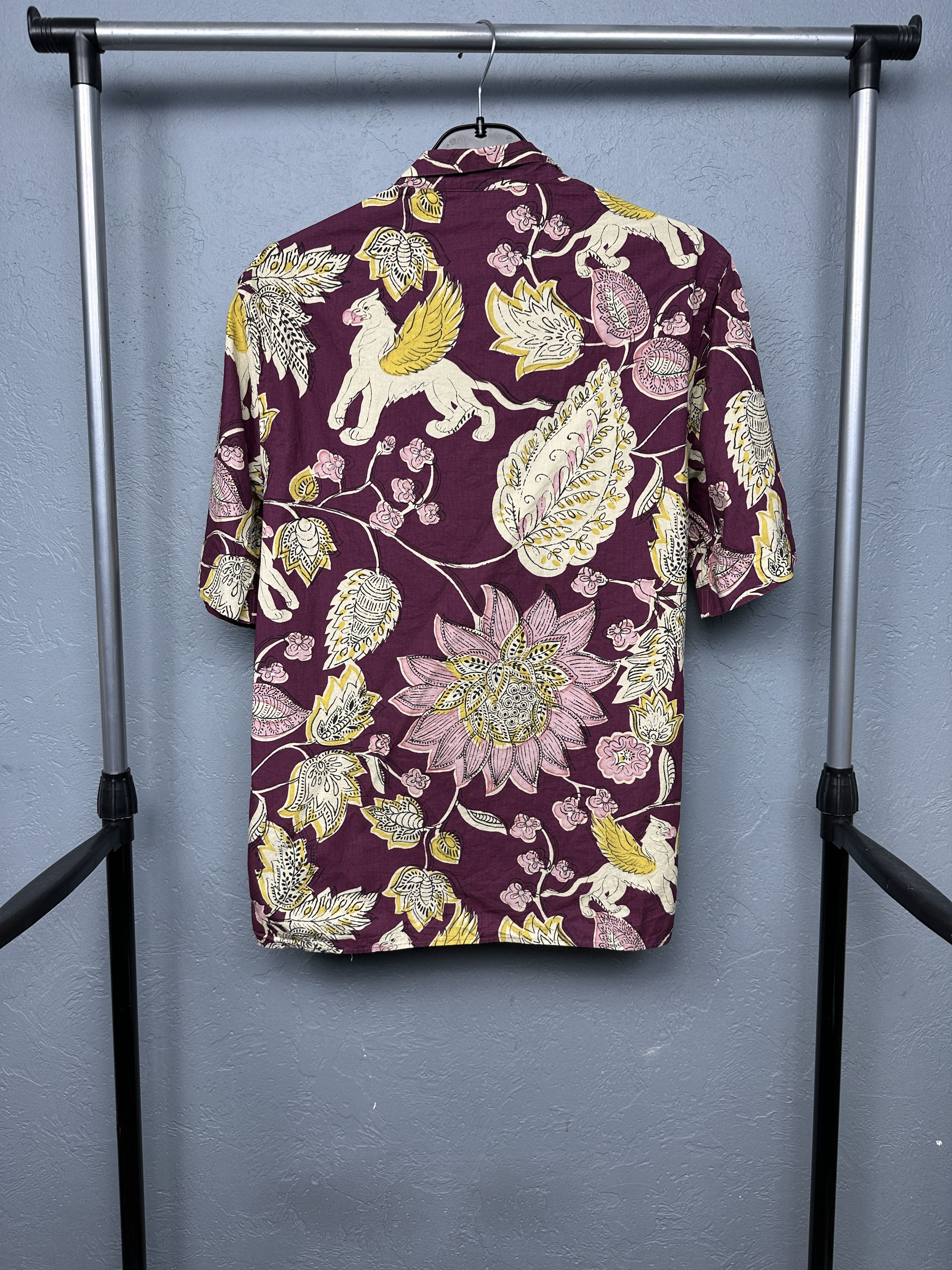 Zara Zara Mens Hawaiian Shirt Size US M / EU 48-50 / 2 - 5 Thumbnail
