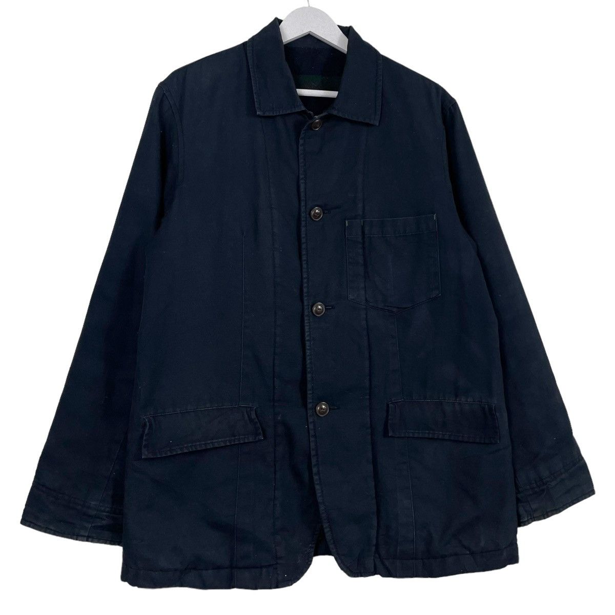 Indigo × Japanese Brand 💥WESTWIN WORKER CHORE INDIGO VINTAGE JACKET Size US XL / EU 56 / 4 - 3 Thumbnail