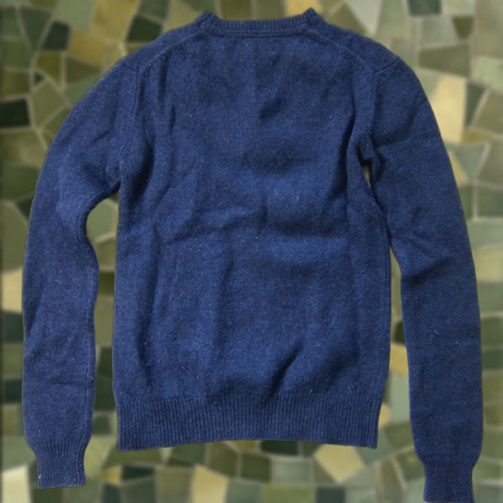 French Connection French Connection Wool Blue White F Logo Long Sleeve Pullover Sweater Men Small Size US S / EU 44-46 / 1 - 1 Thumbnail