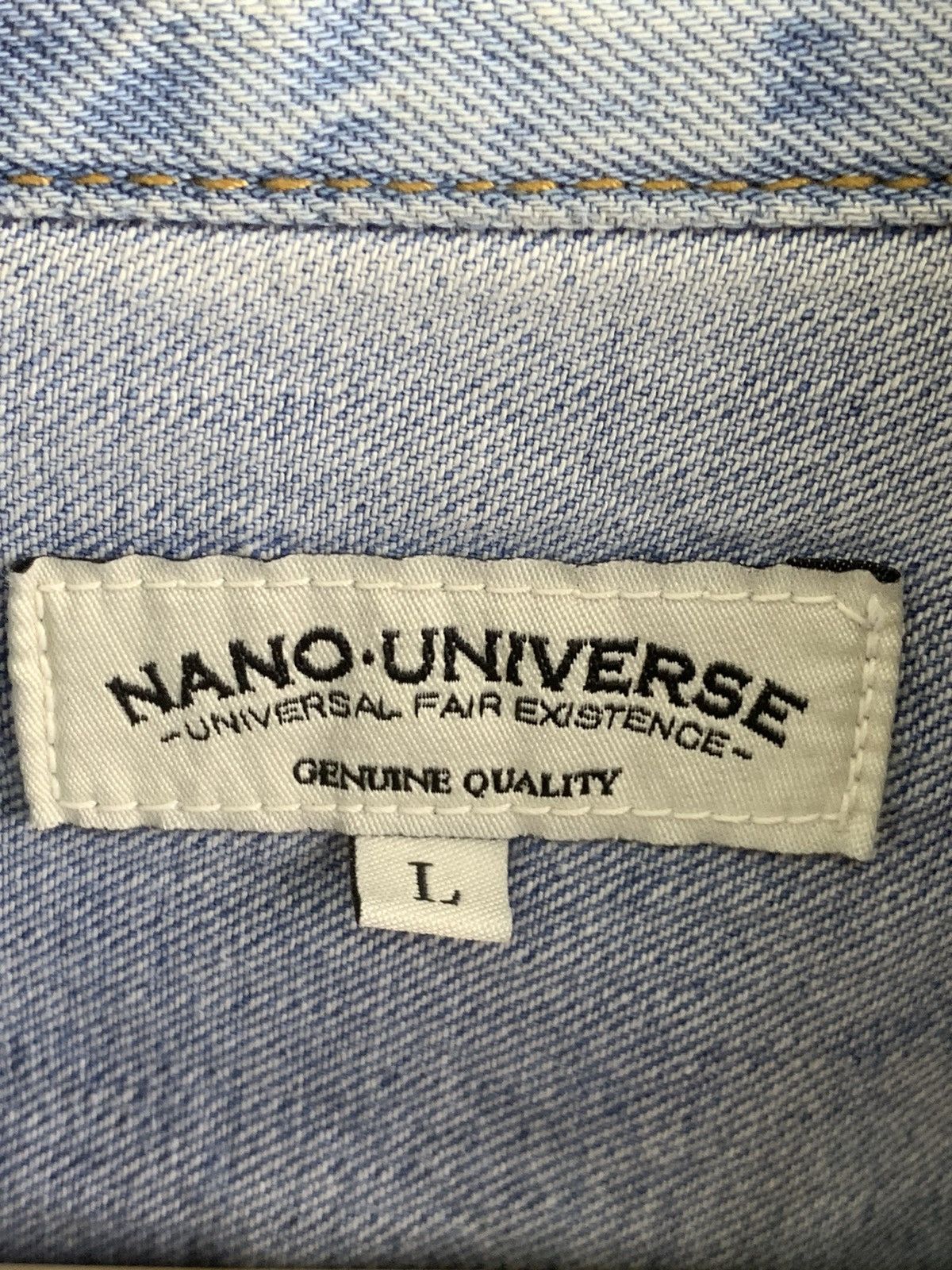 NANO universe Nano Universe western denim shirt Size US L / EU 52-54 / 3 - 12 Thumbnail